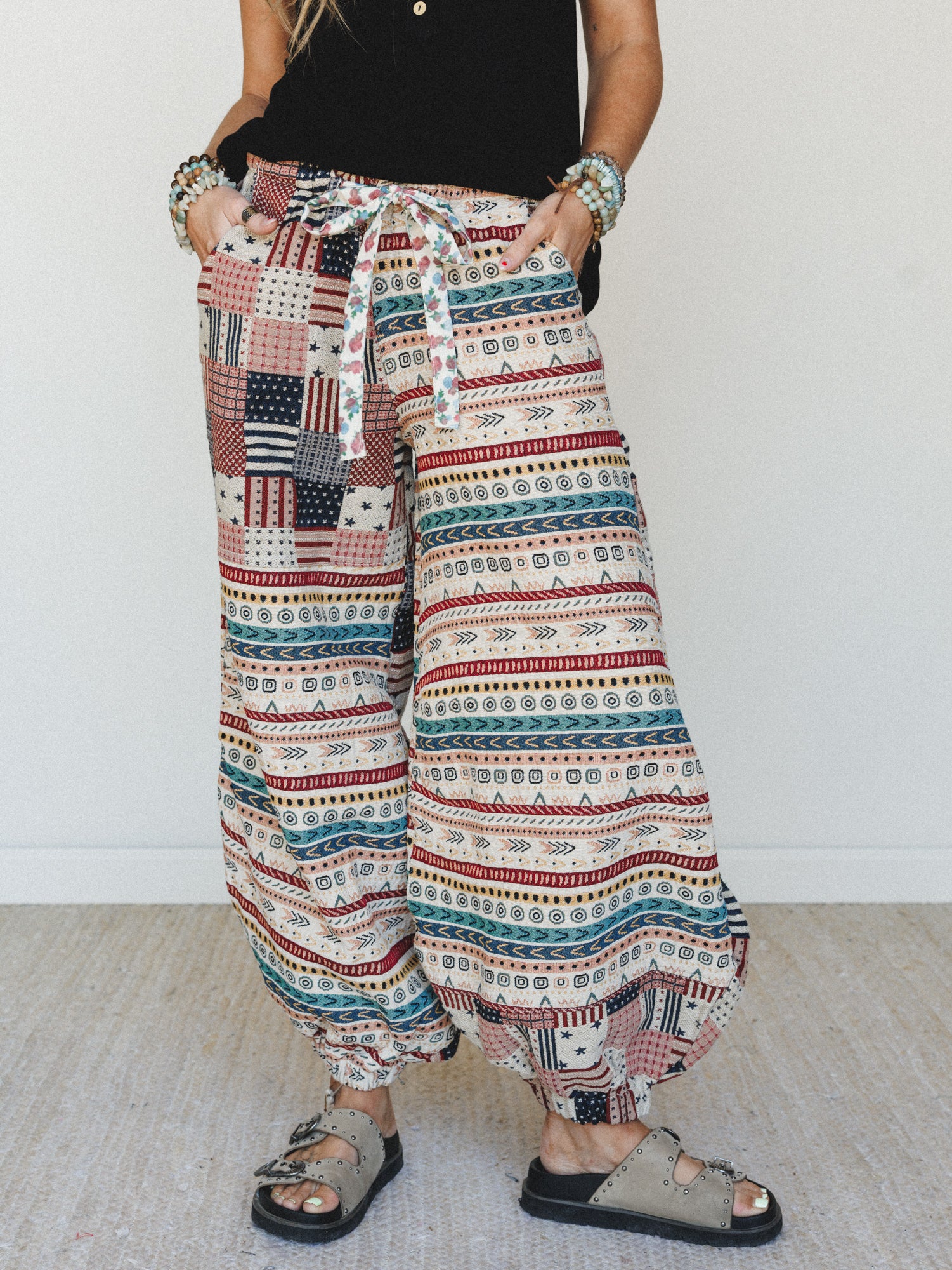 Hometown Effect Pants - Almond Multi - Image 5