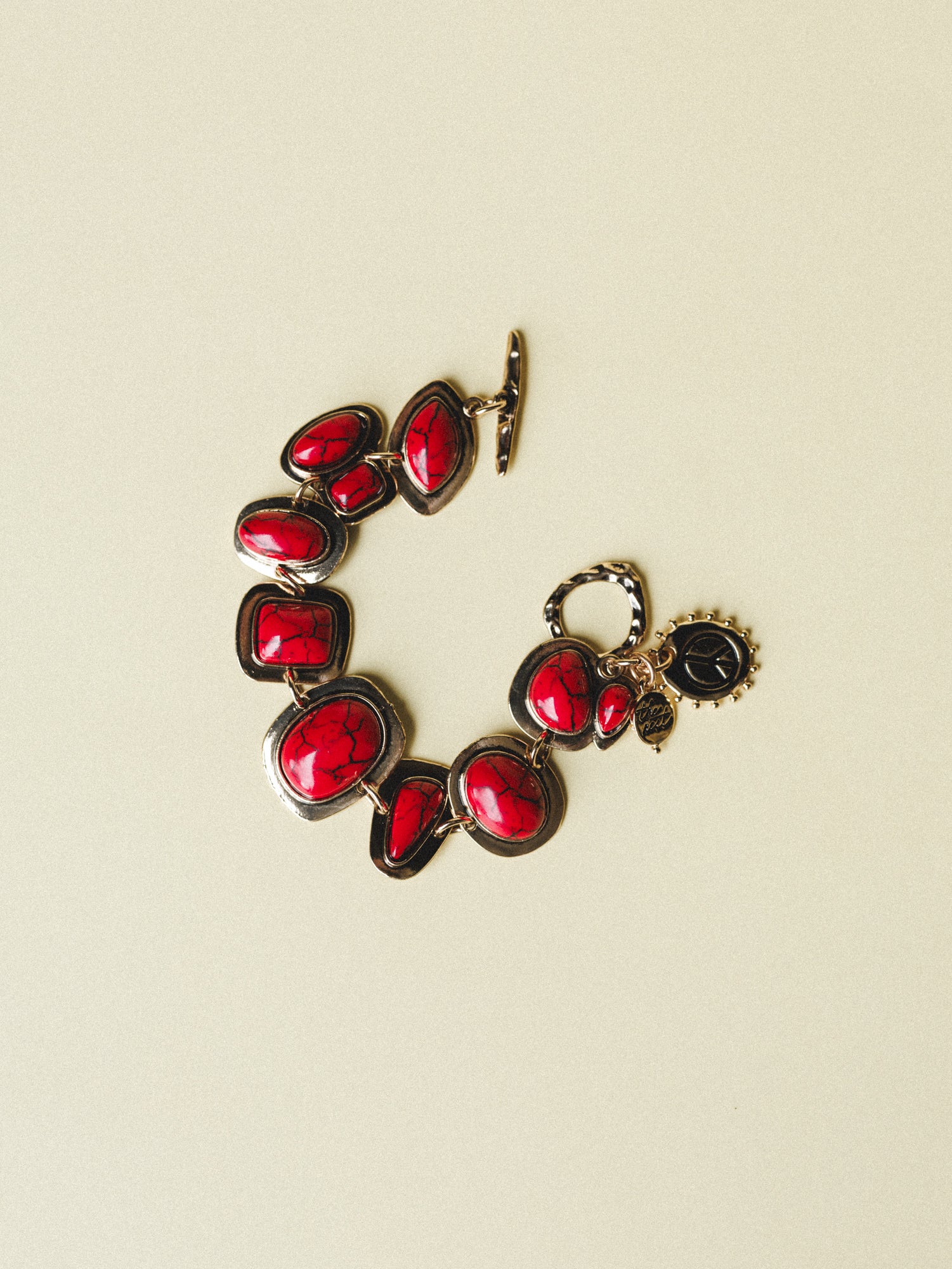 Honey Stone Bracelet - Red