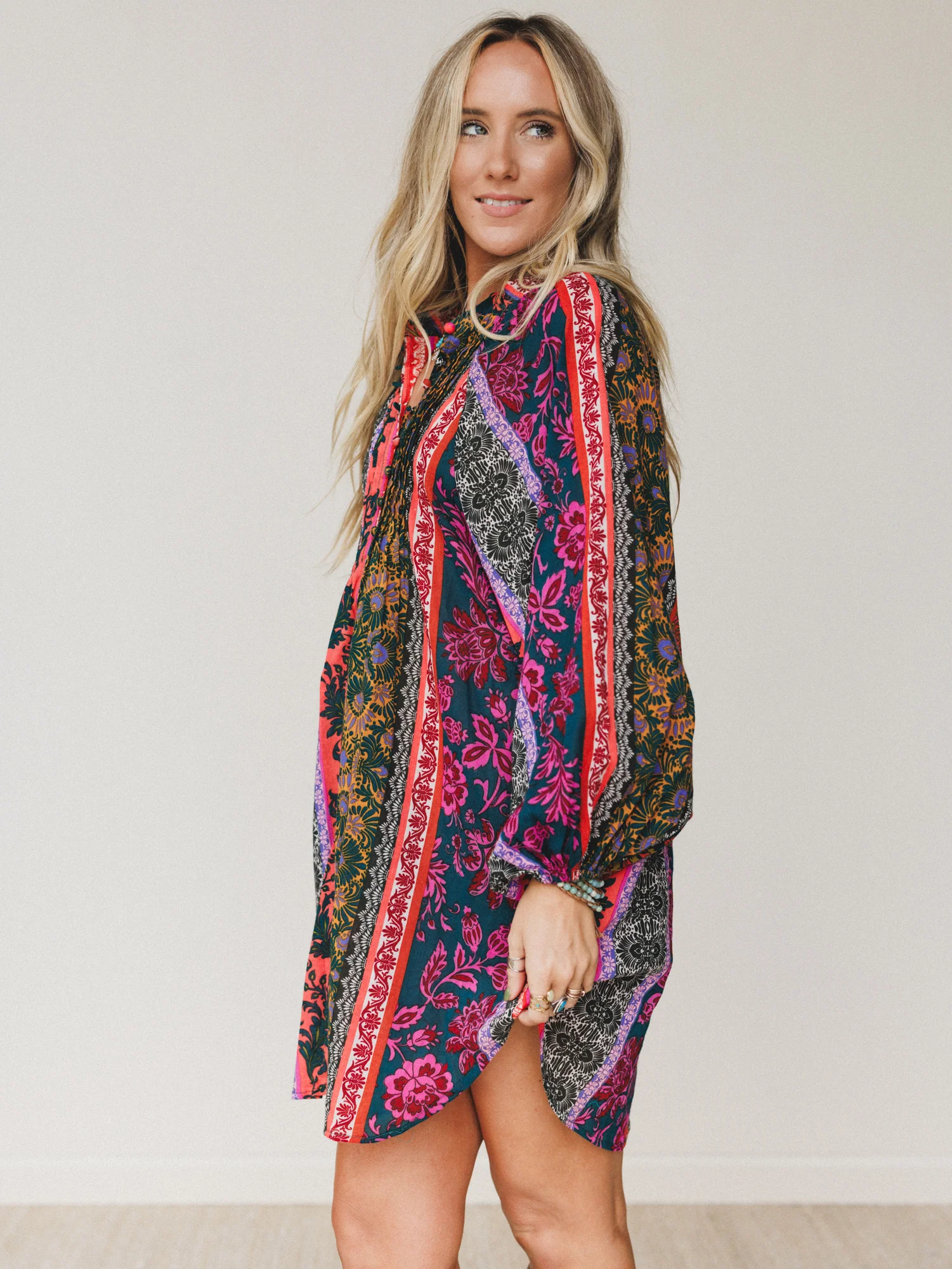 Horizon Haze Dress - Navy - Image 5