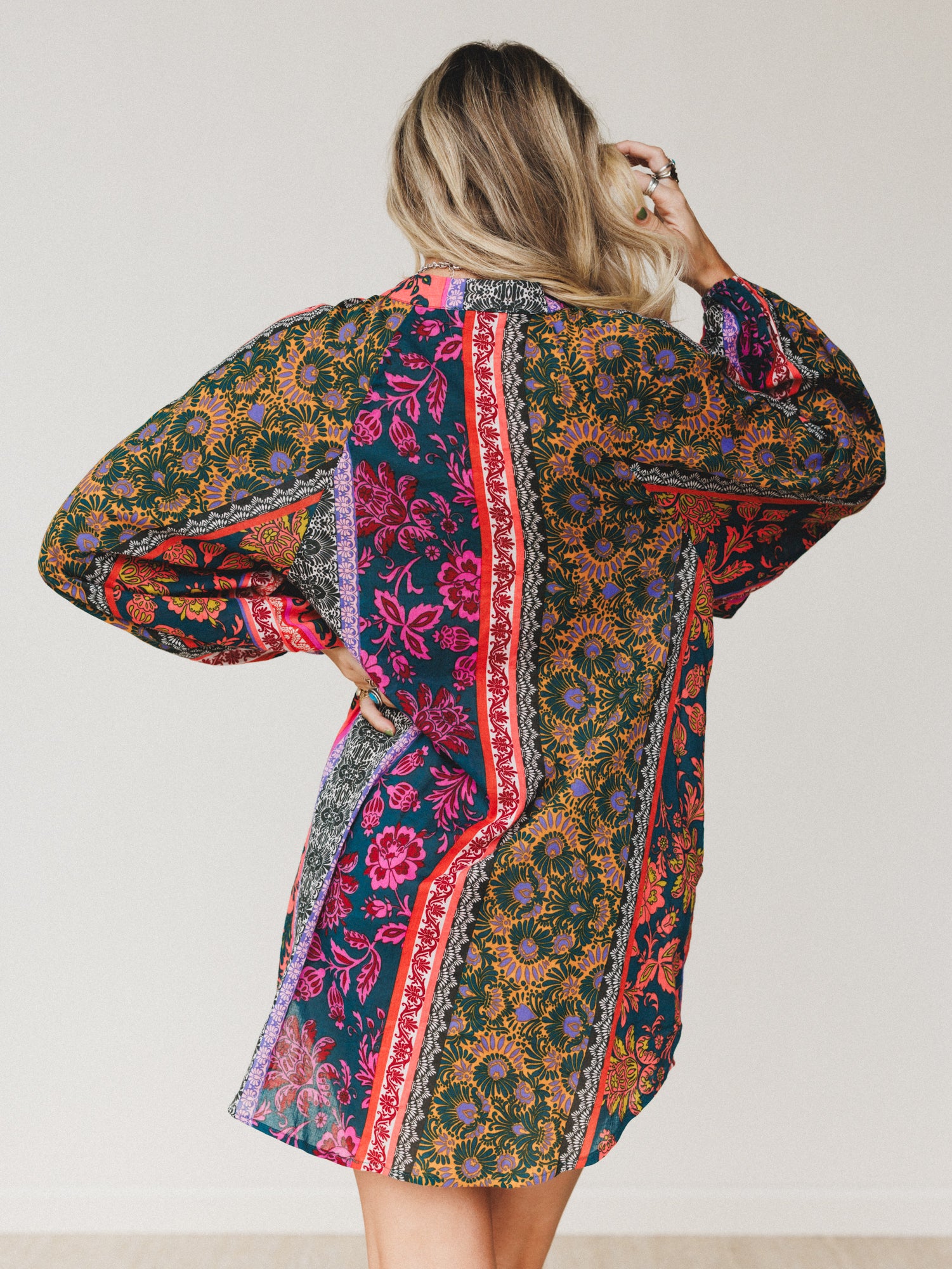 Horizon Haze Dress - Navy - Image 6