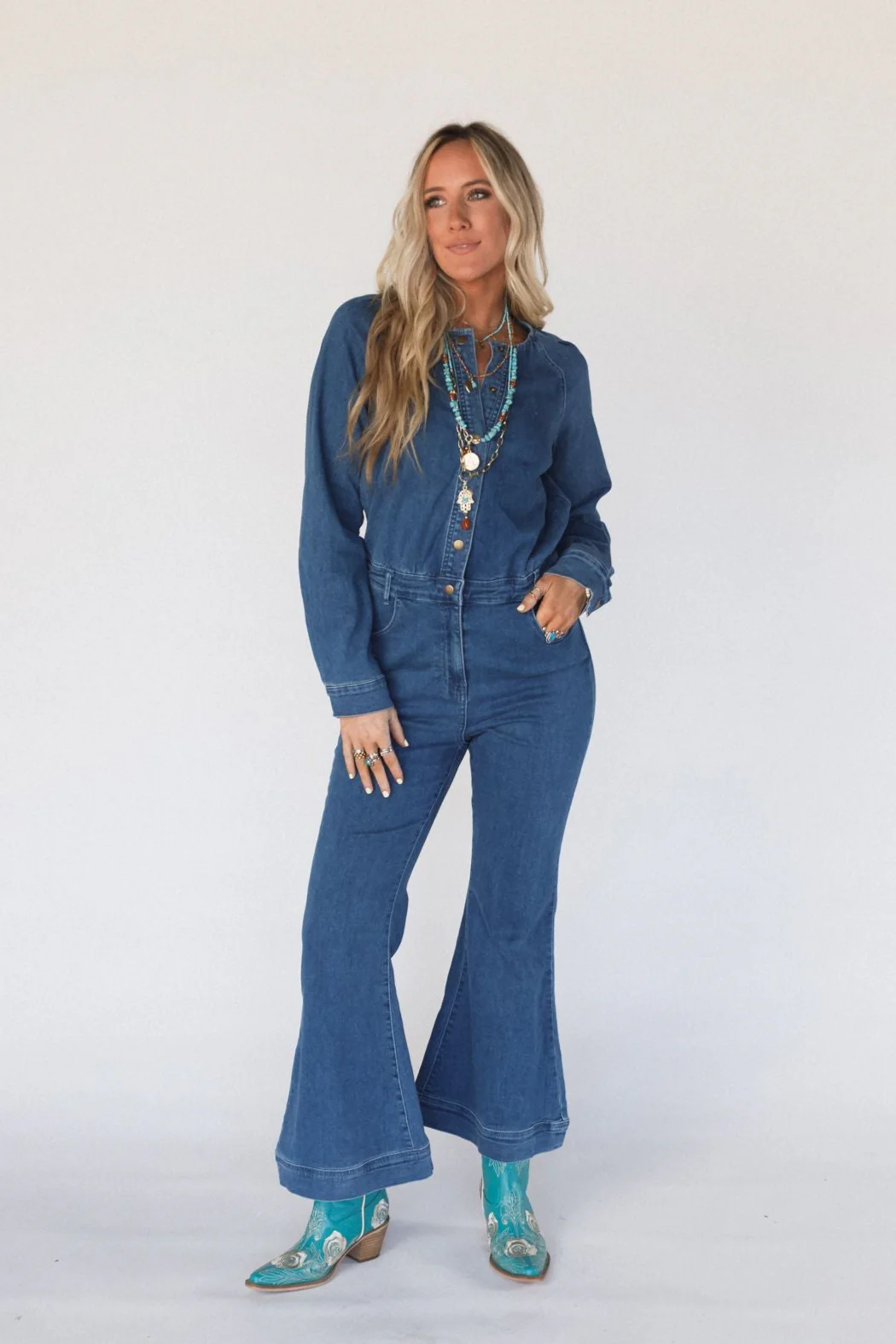 Ilaria Jumpsuit - Denim - Image 3