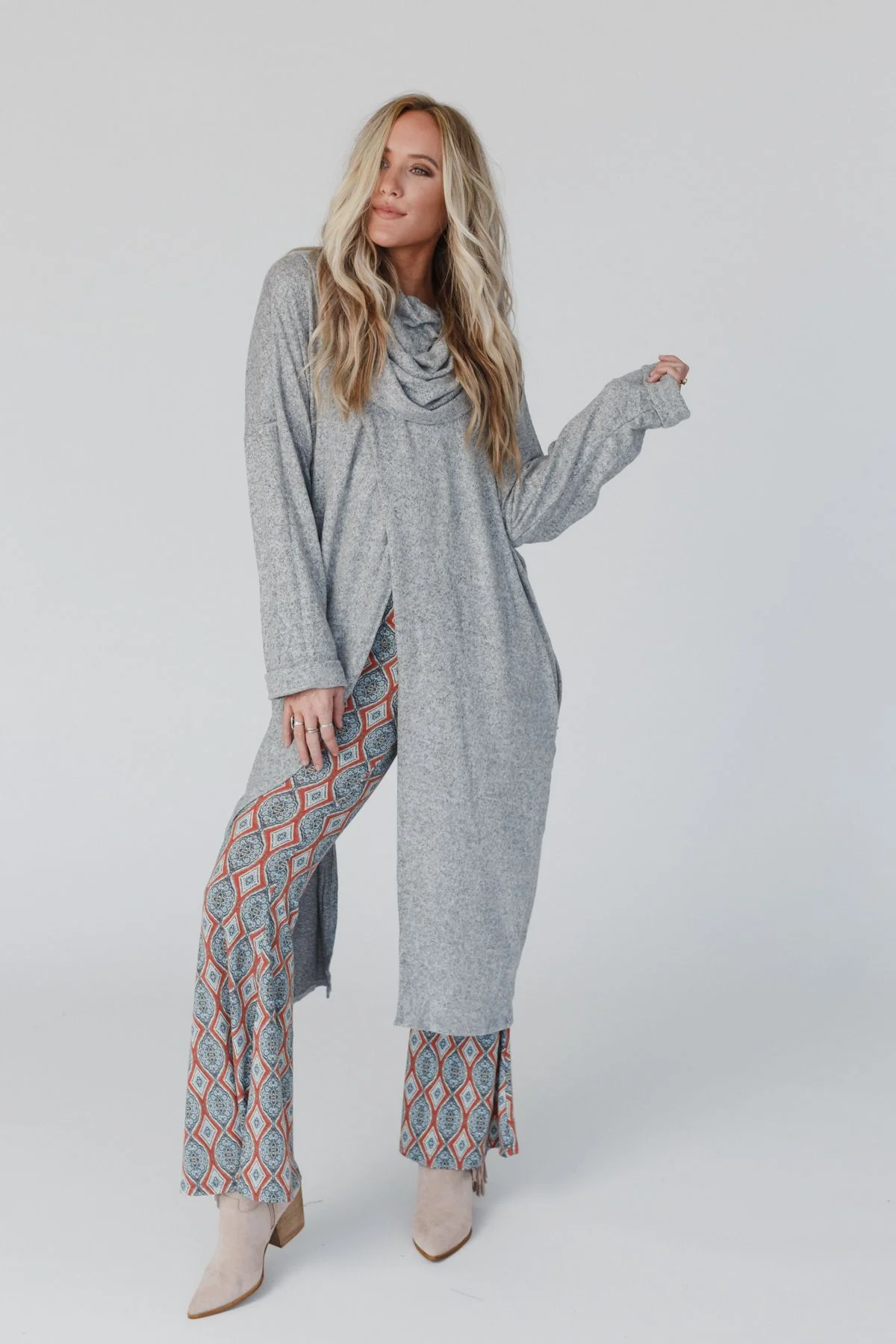 In Your Dreams Maxi Cardigan - Heather Gray - Image 10