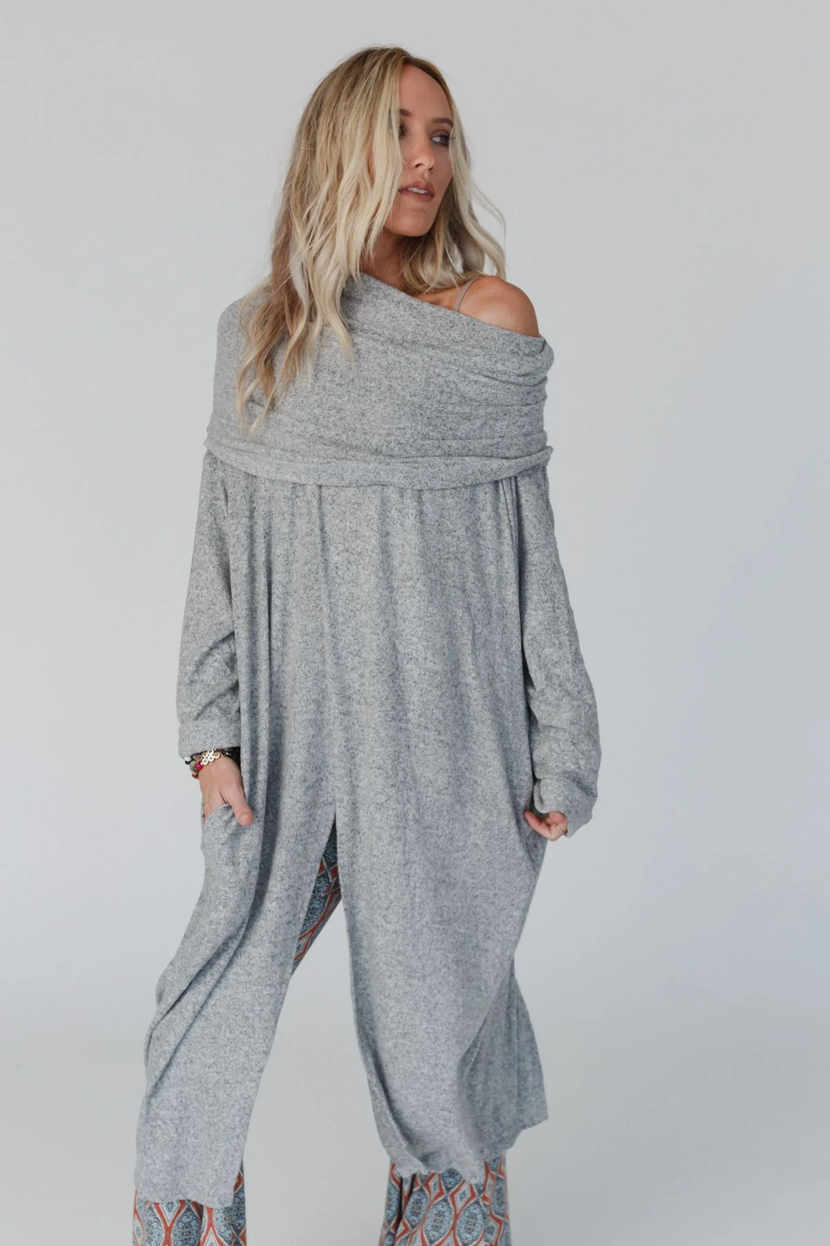 In Your Dreams Maxi Cardigan - Heather Gray - Image 9