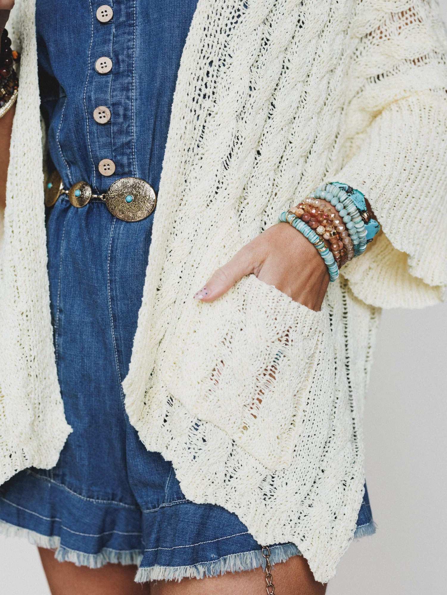 Island Escape Cardigan - Pineapple - Image 3