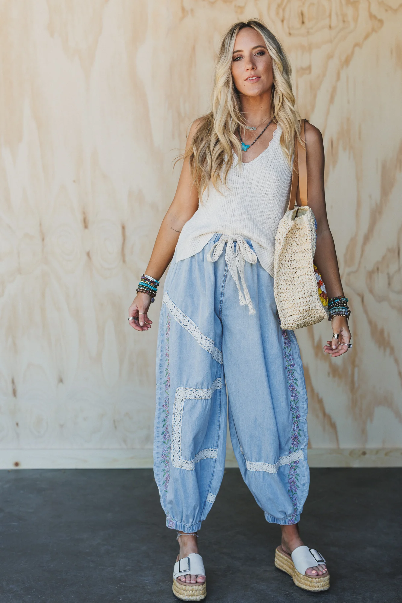 Isola Sweater Tank Top - Cream - Image 4
