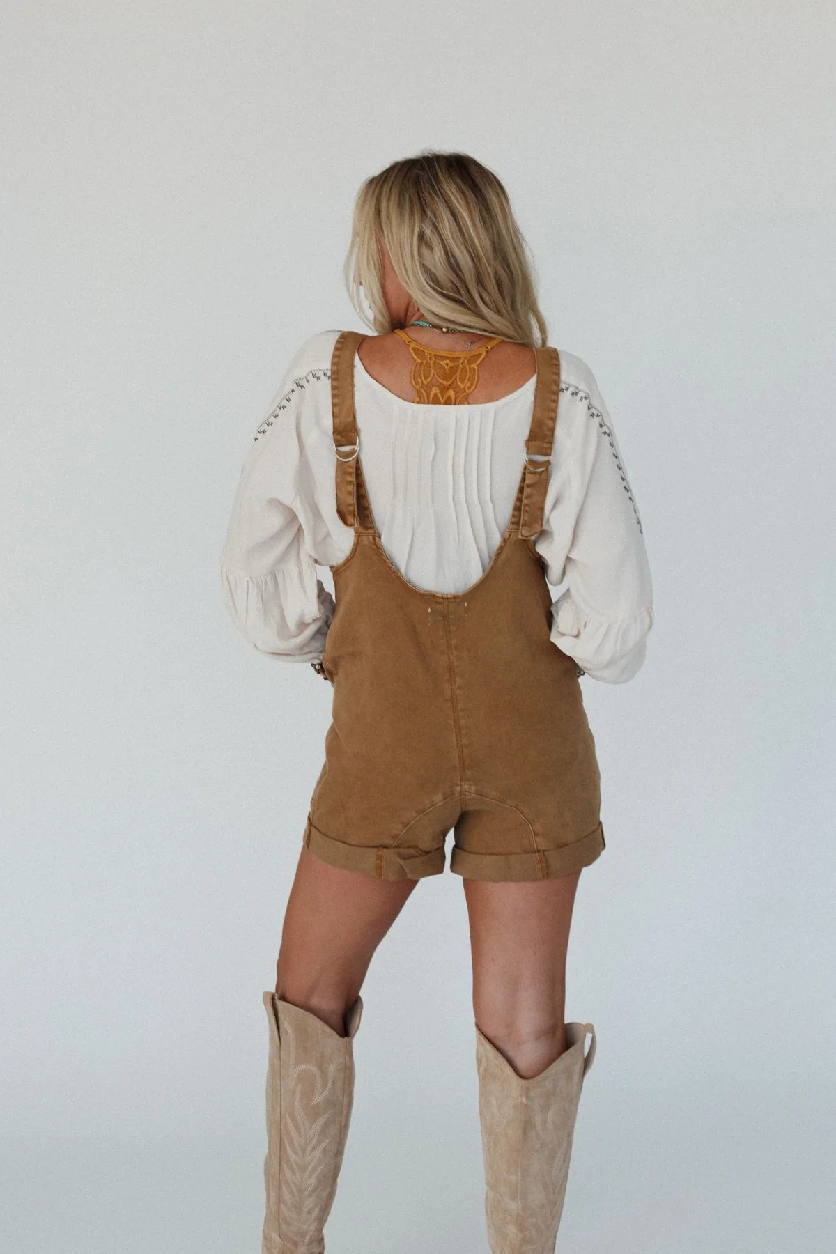 Jordyn Romper - Camel - Image 2