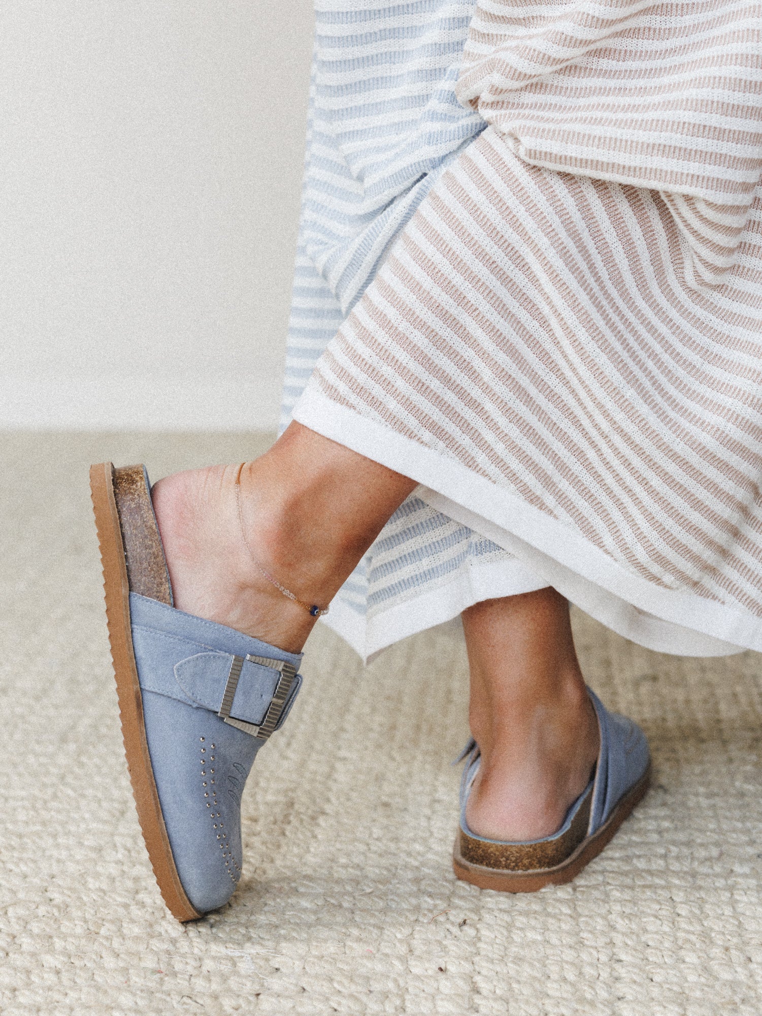 Josephine Mule - Blue - Image 5