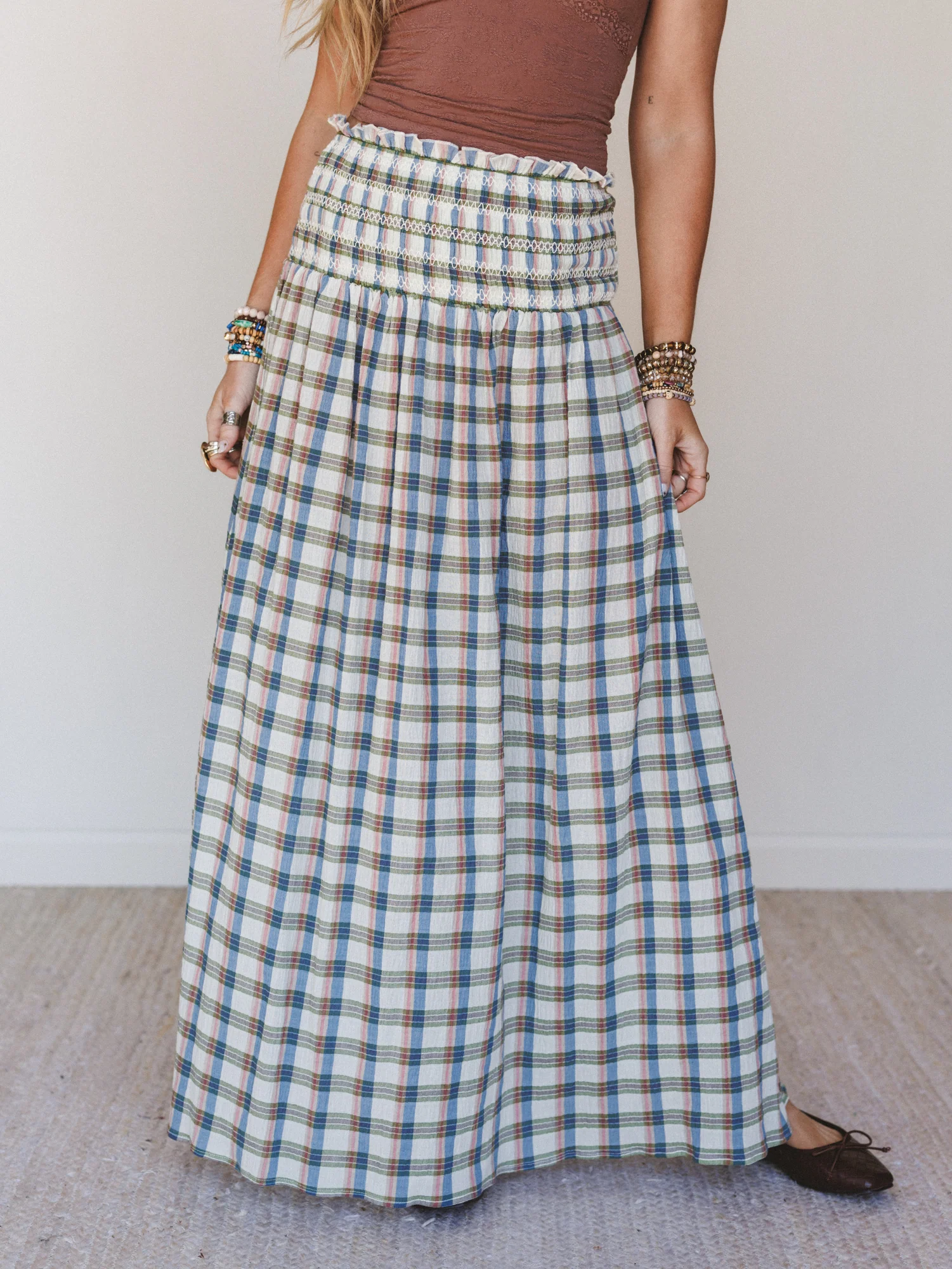 Journey Home Maxi Skirt - Denim