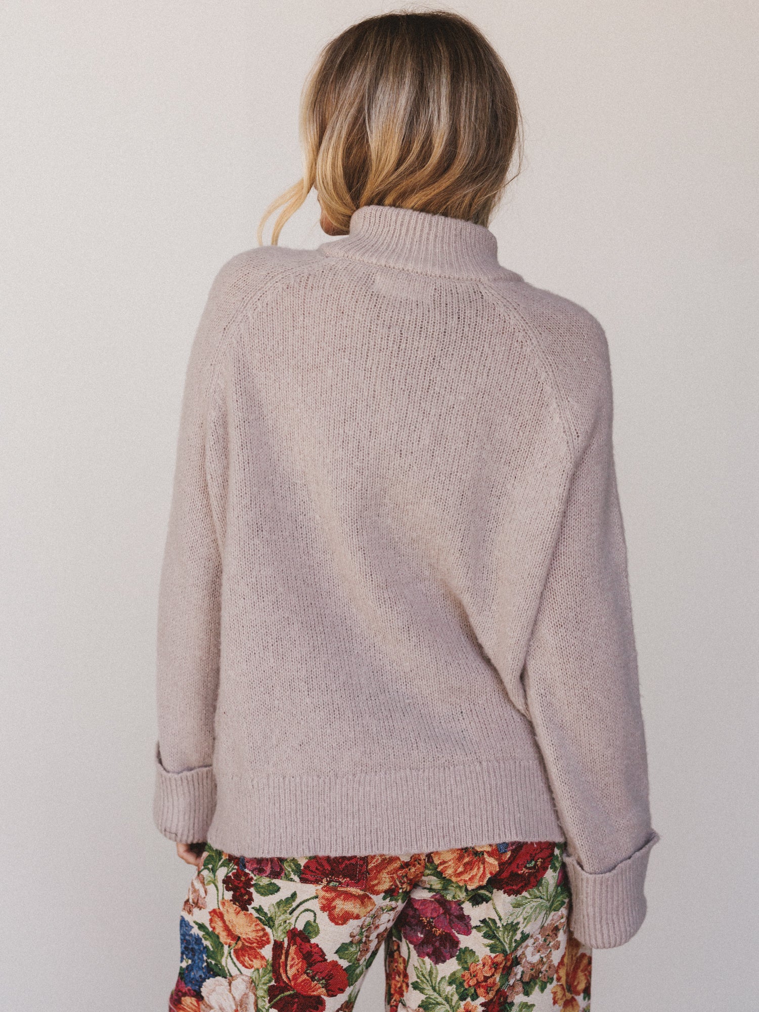 Soft Story Sweater - Light Mocha - Image 5