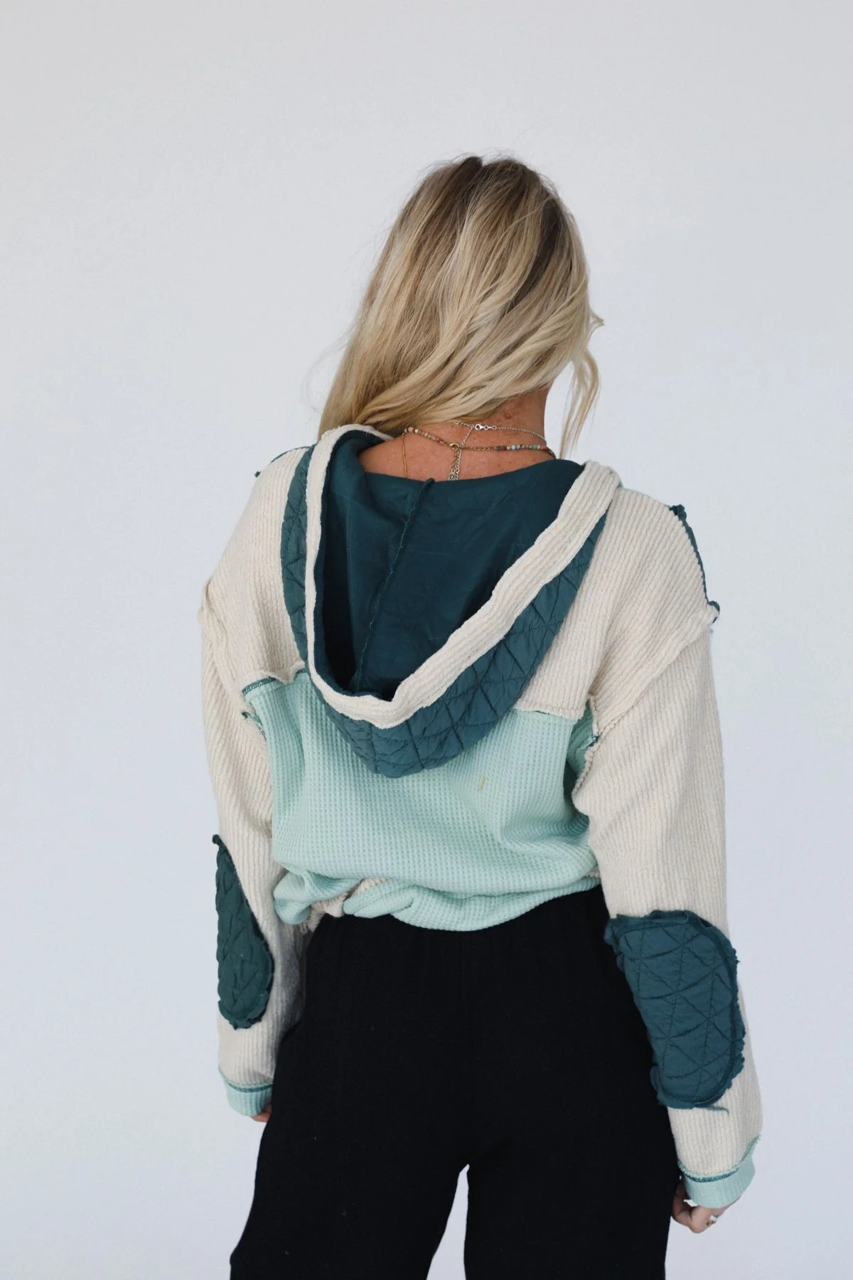 Leighton Button Up Jacket - Green - Image 6