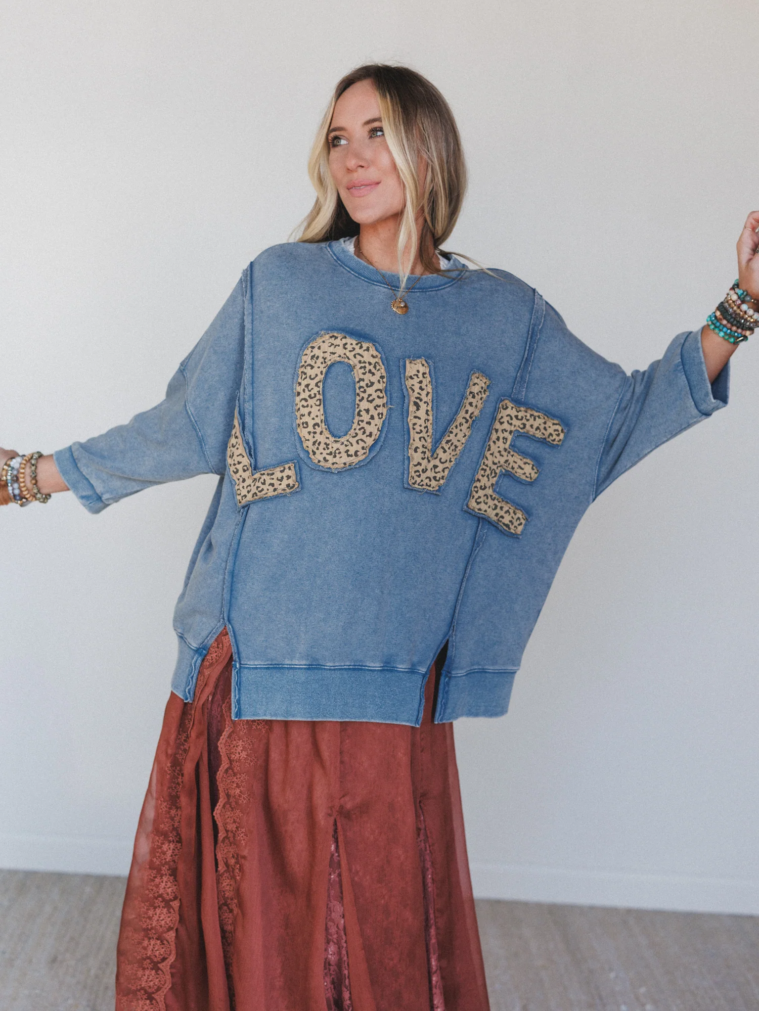Love Wild Top - Denim - Pre Order