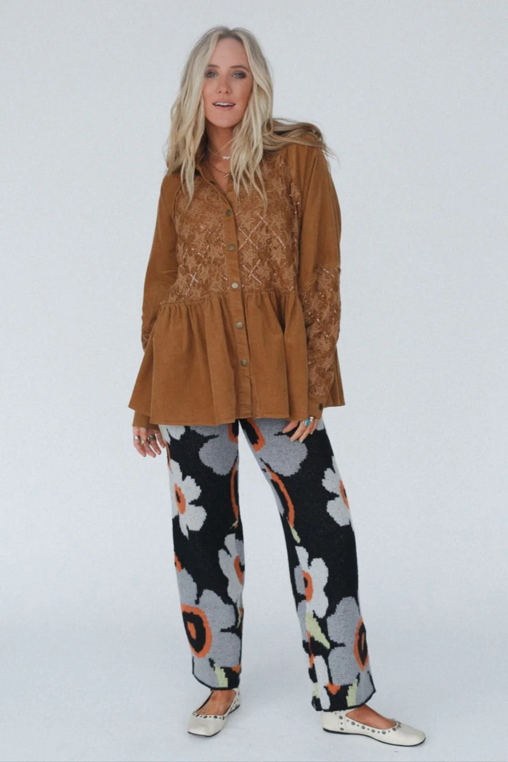 Luca Corduroy Tunic - Camel - Image 3