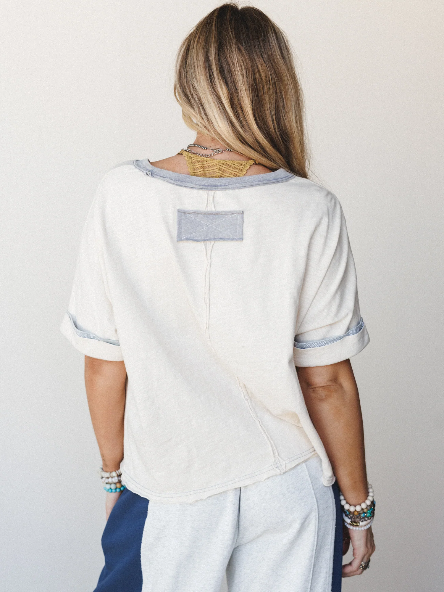 Lucky Horses Tee - Blue - Image 6