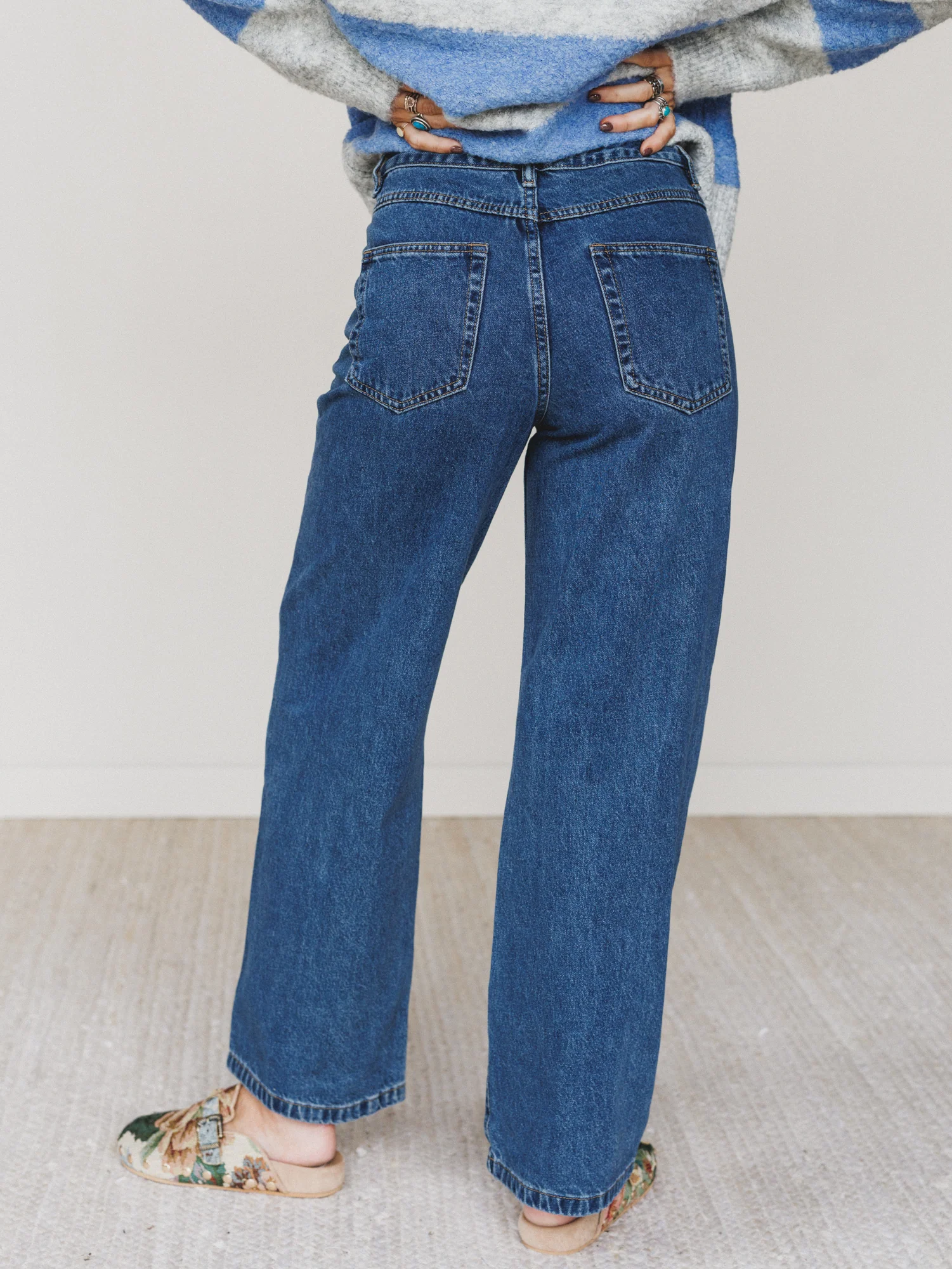 Lucky Rider Wide Leg Jeans - Denim - Image 5