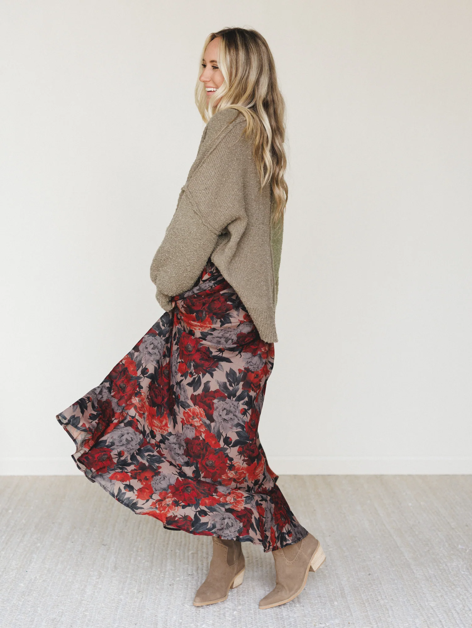 Lunar Bloom Skirt - Natural - Image 4