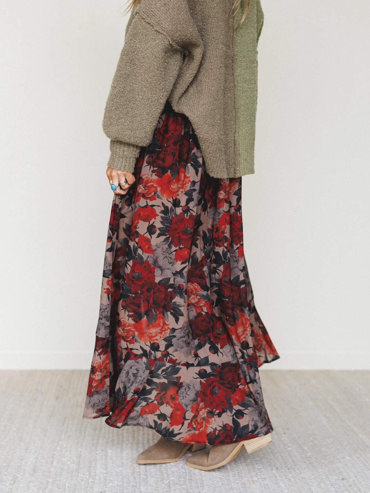 Lunar Bloom Skirt - Natural - Image 6
