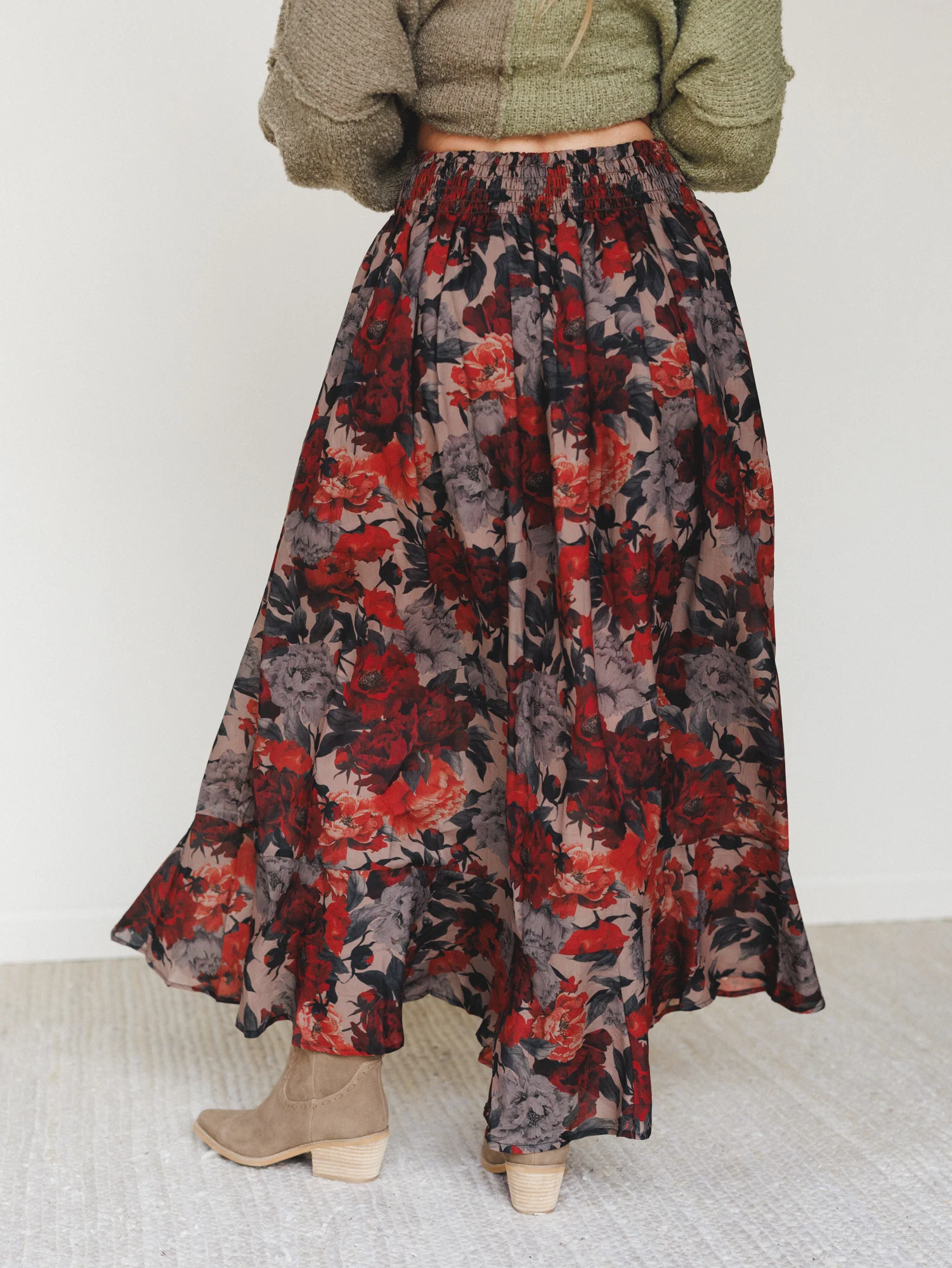 Lunar Bloom Skirt - Natural - Image 8