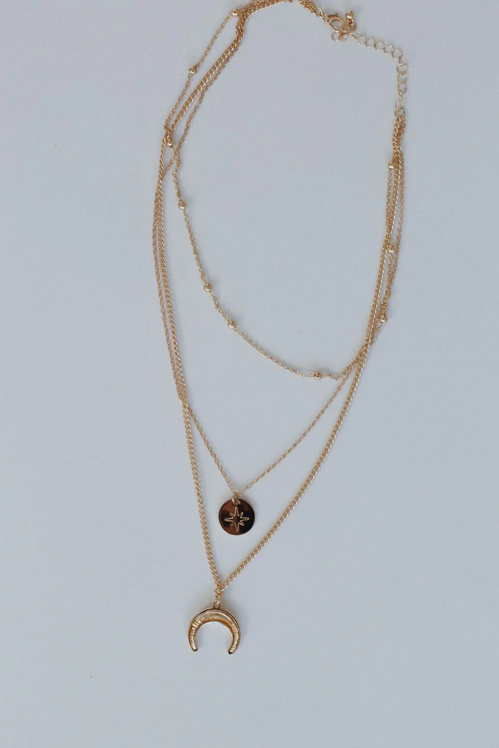 Lunar Glow Necklace - Gold - Image 3