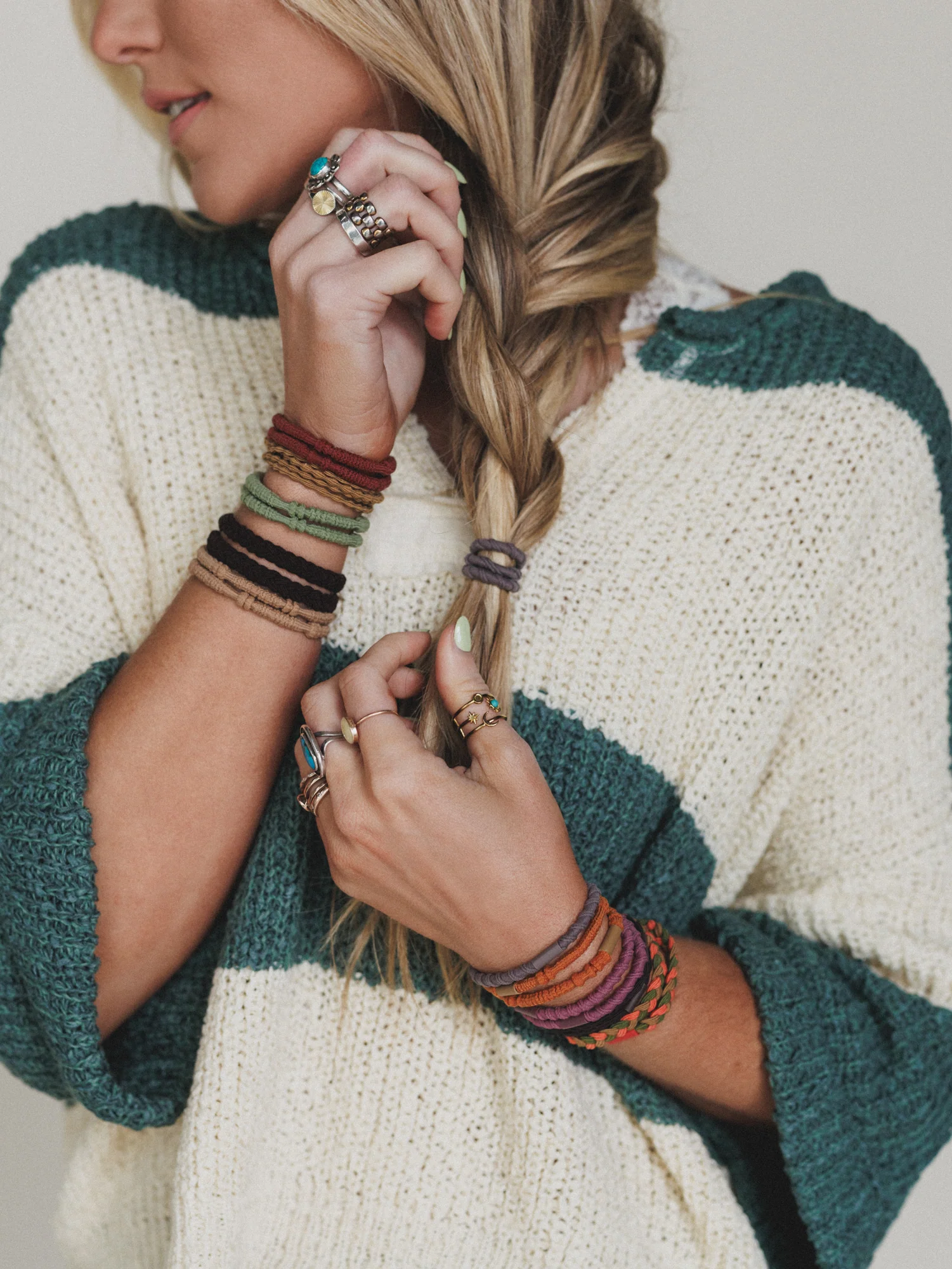 Luxe Loop Hair Tie Set - Multi - Image 2