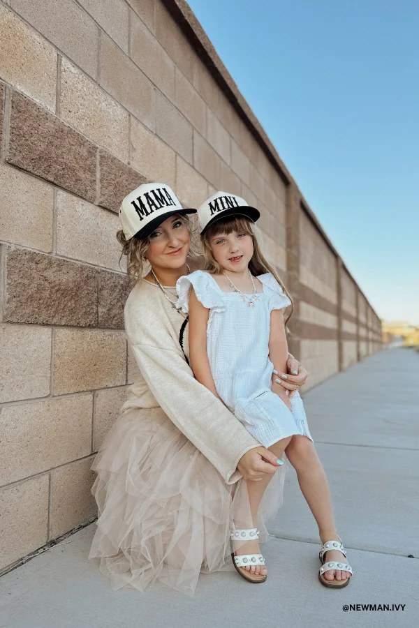 Mama & Mini Baseball Hat Bundle - Black