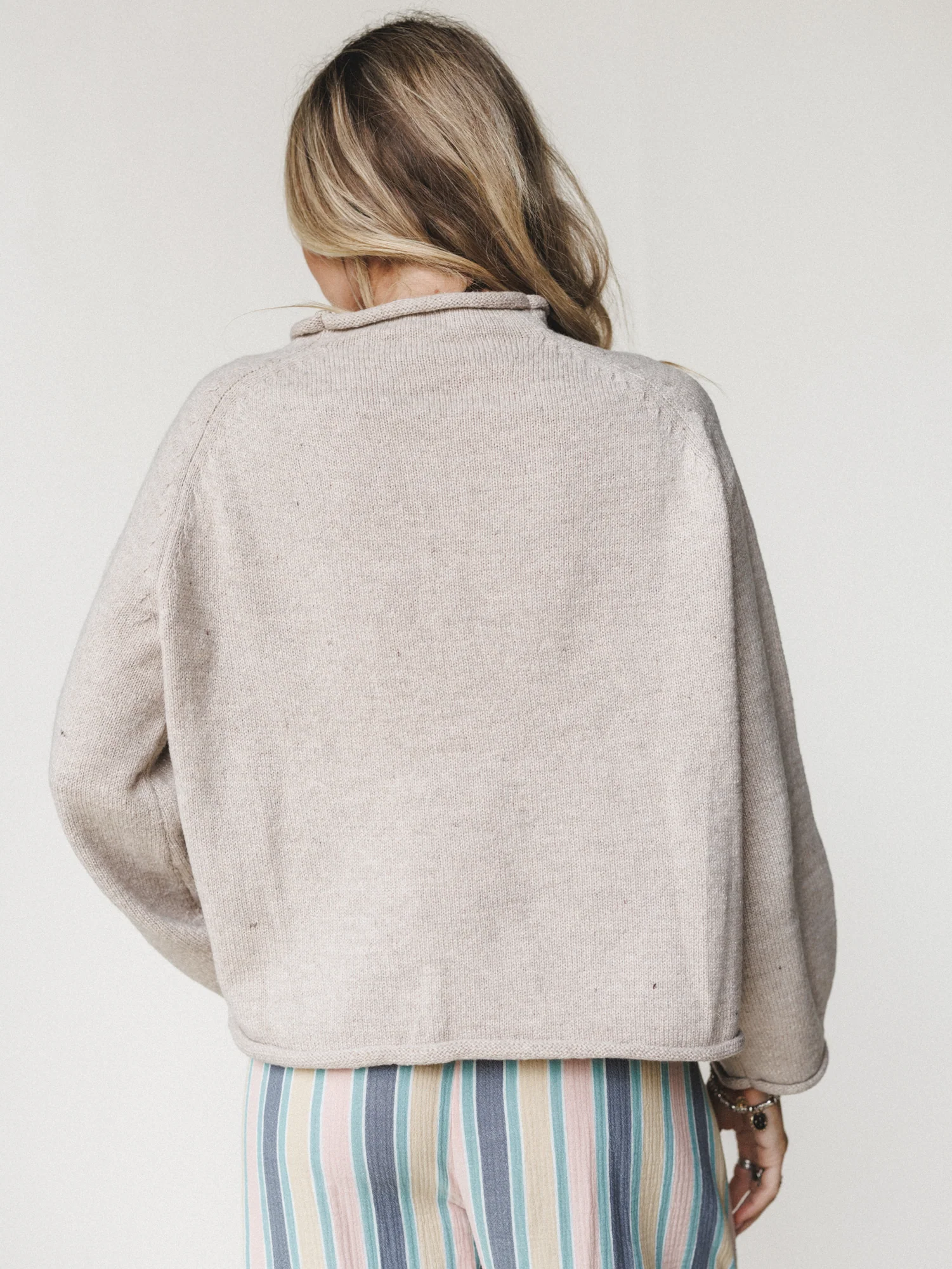 Marine Layers Sweater Top - Oat - Image 5