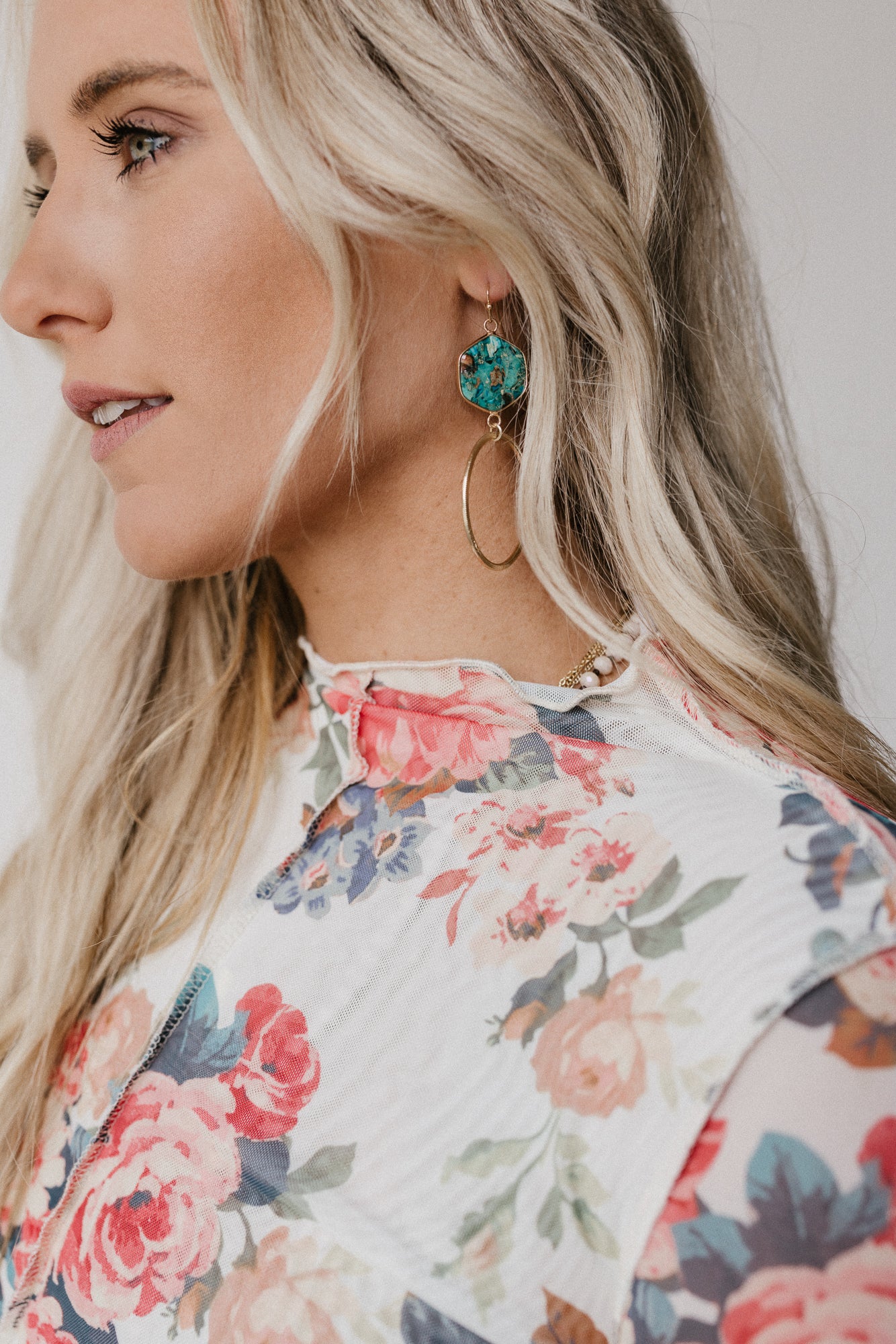 Maritime Earrings - Turquoise - Image 4