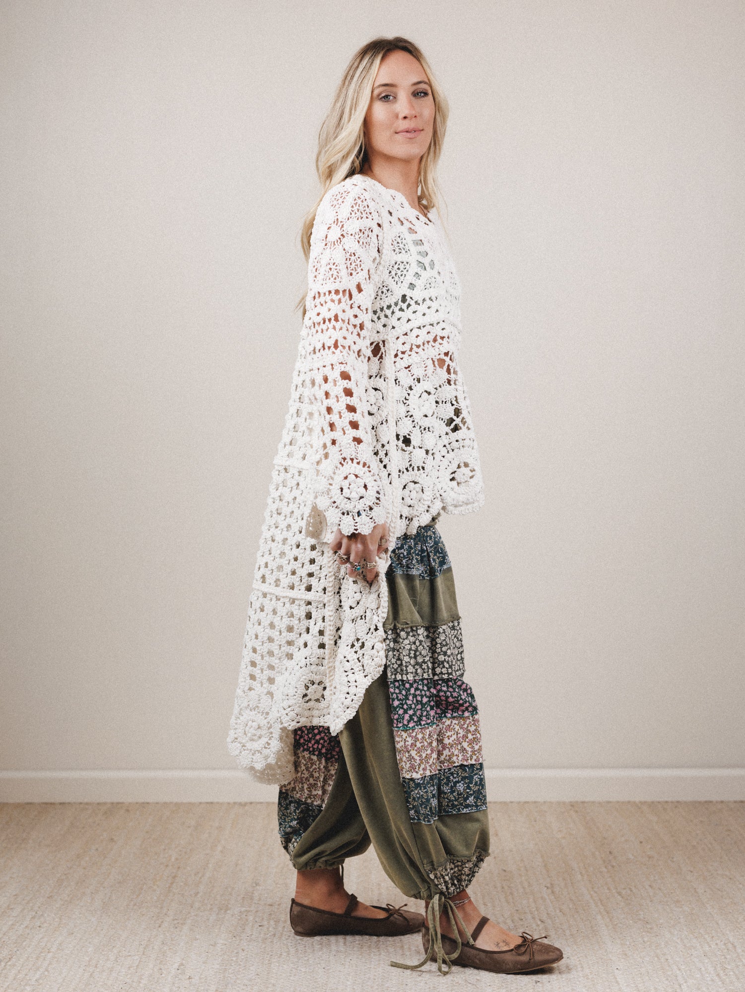 Maysa Crochet Top - Cream - Image 2