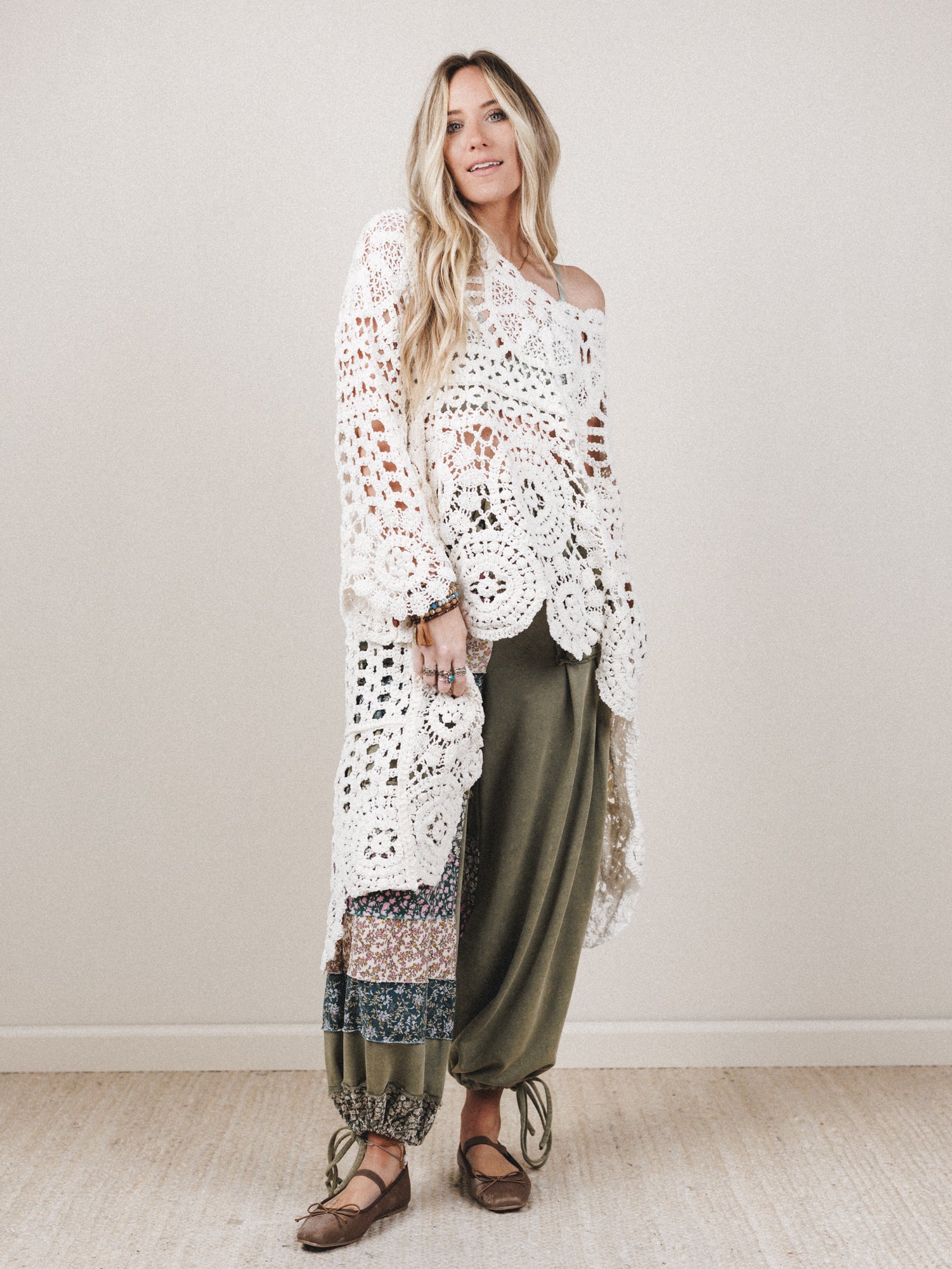 Maysa Crochet Top - Cream - Image 4
