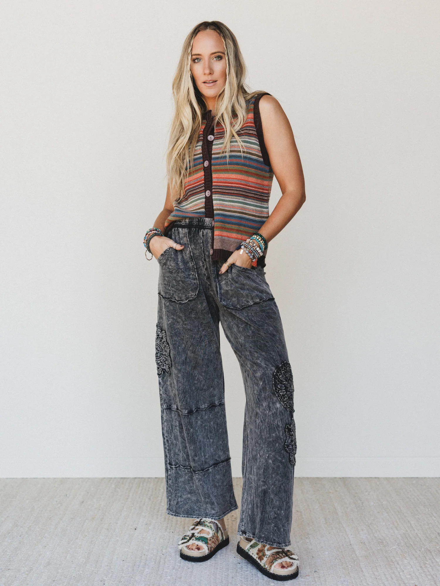 Meadow Moonrise Sweater - Brown - Image 4