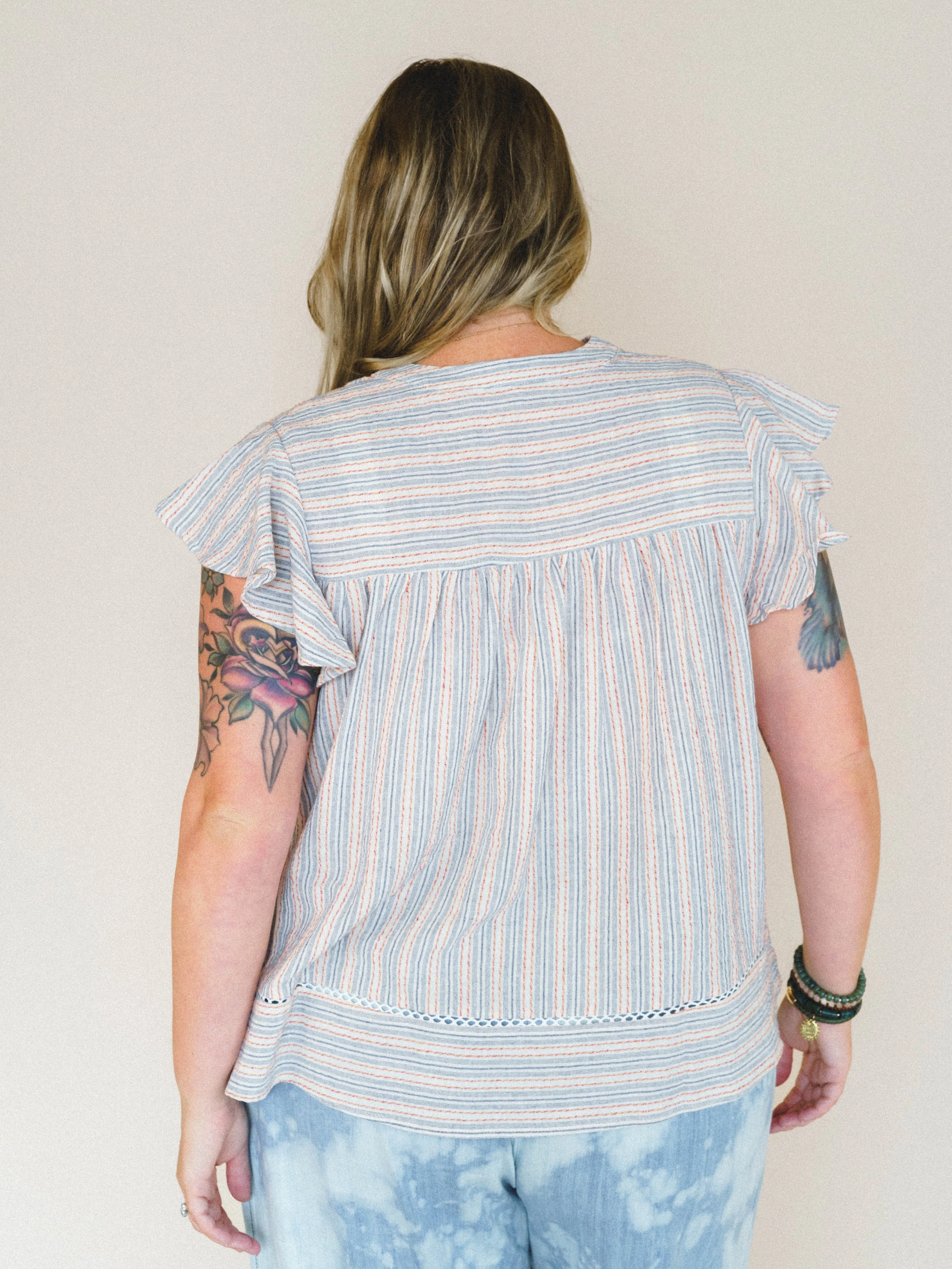 Meadow Sunrise Blouse
- Denim - Image 3