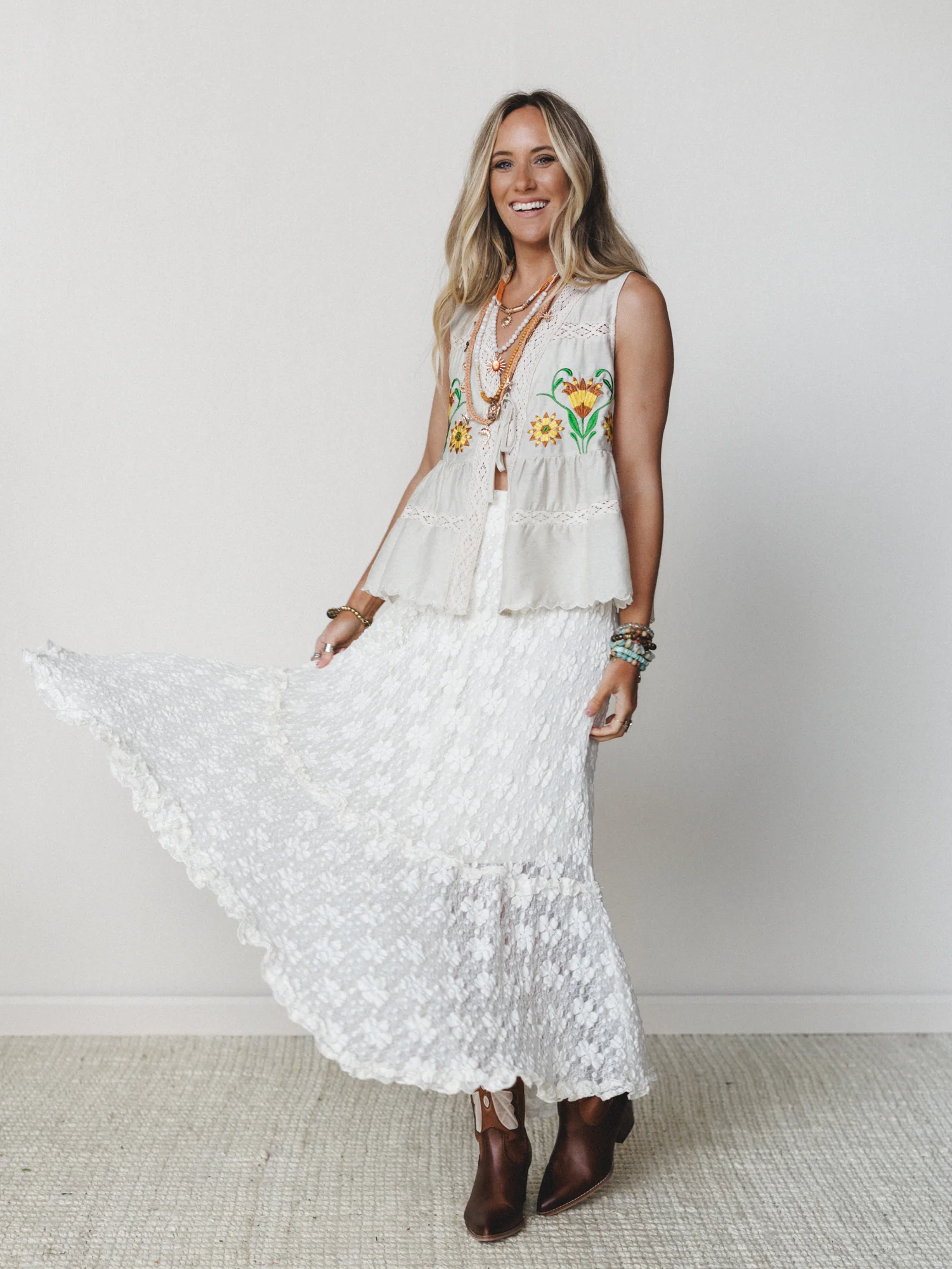 Memory Catcher Skirt - Ivory - Image 3
