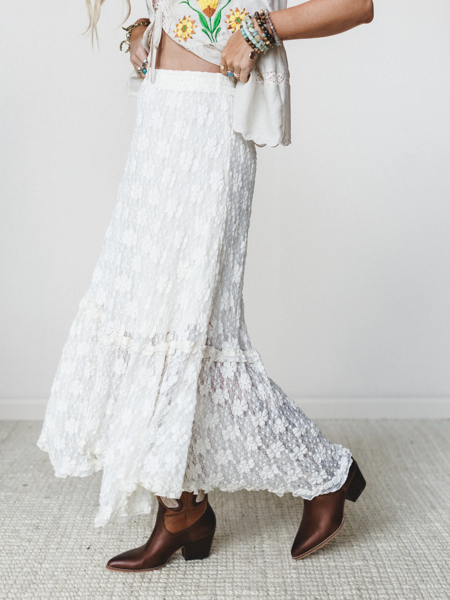Memory Catcher Skirt - Ivory - Image 5