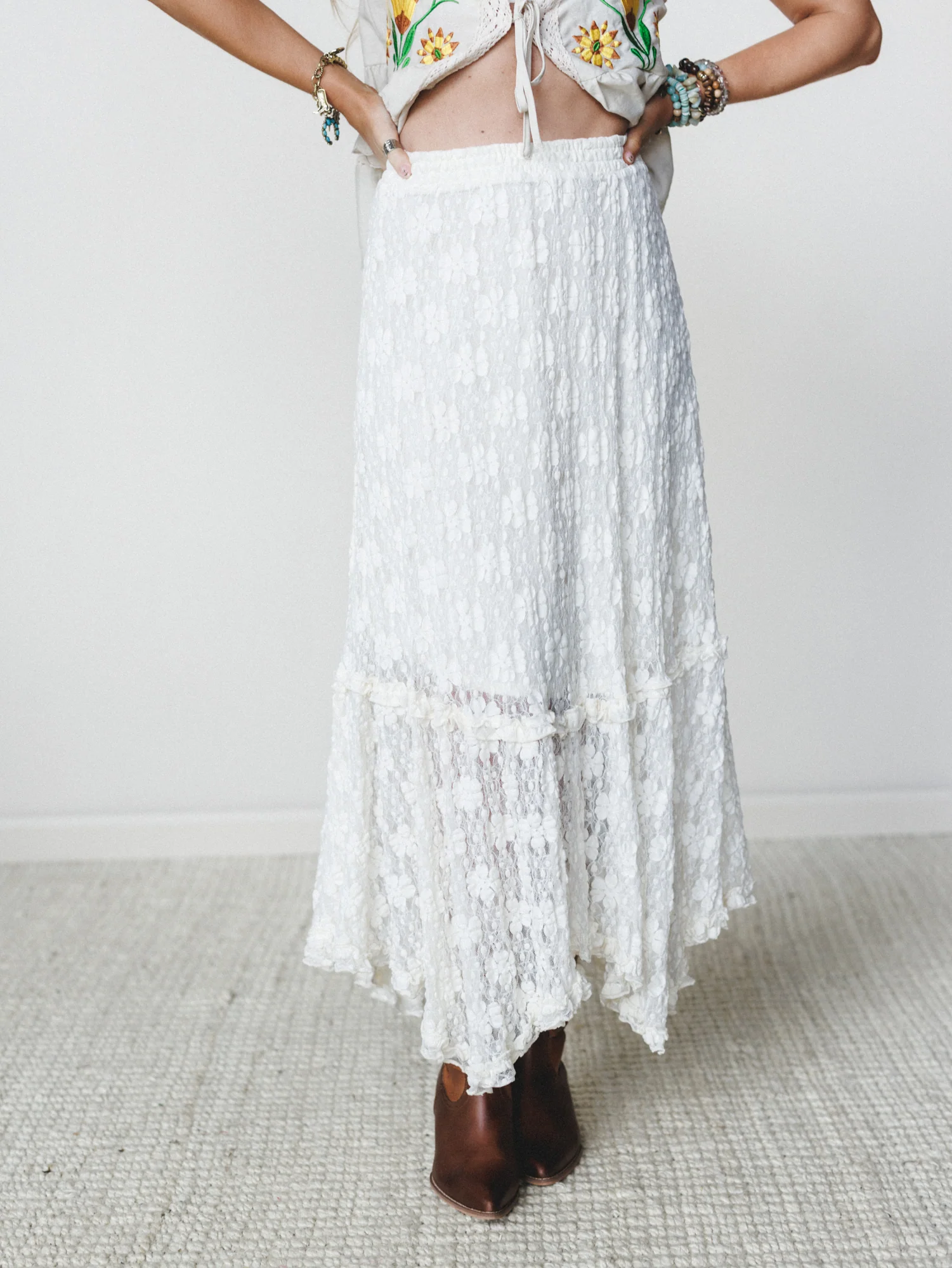 Memory Catcher Skirt - Ivory - Image 7