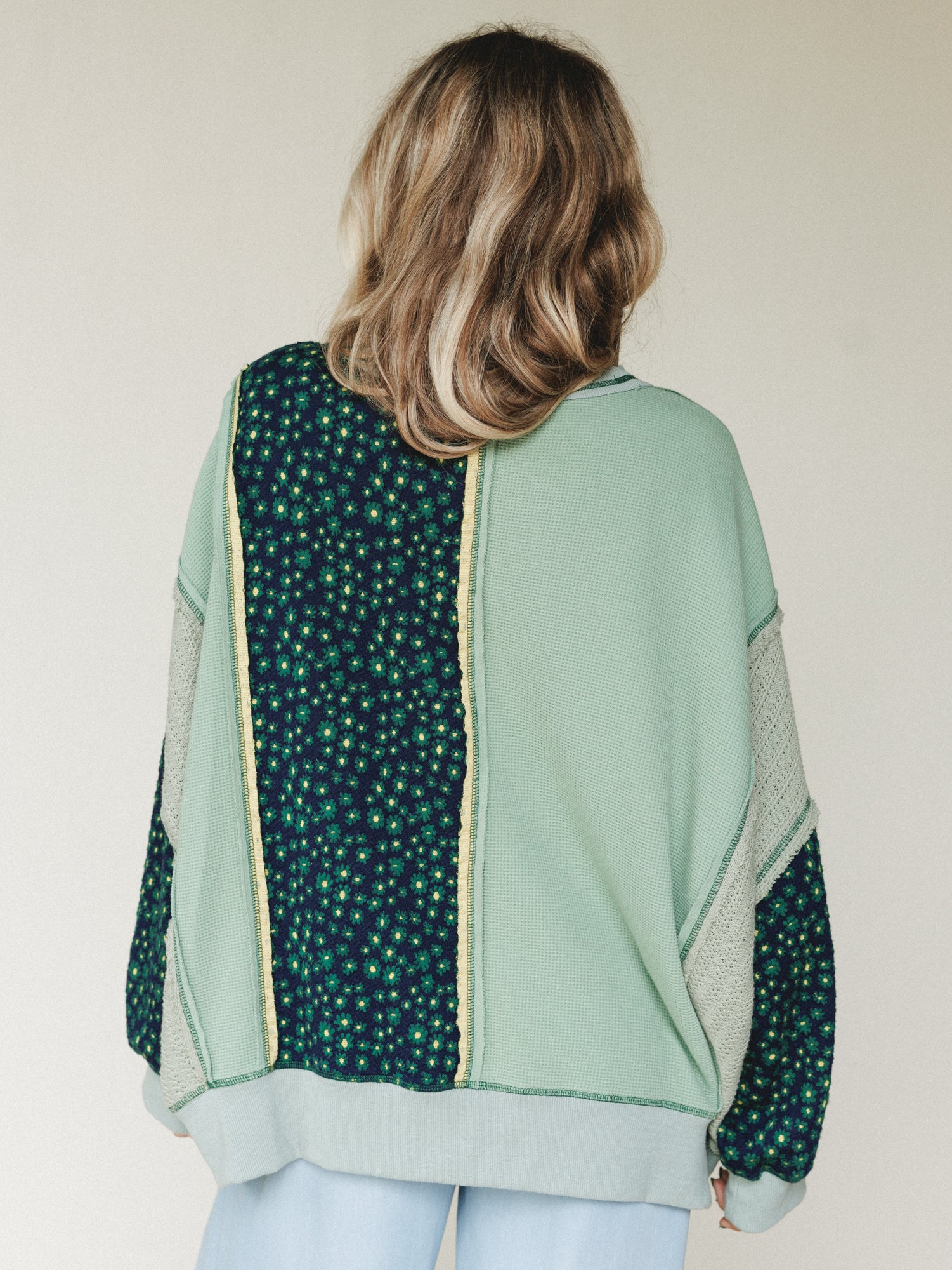 Mixed Harmony Top - Green - Image 5