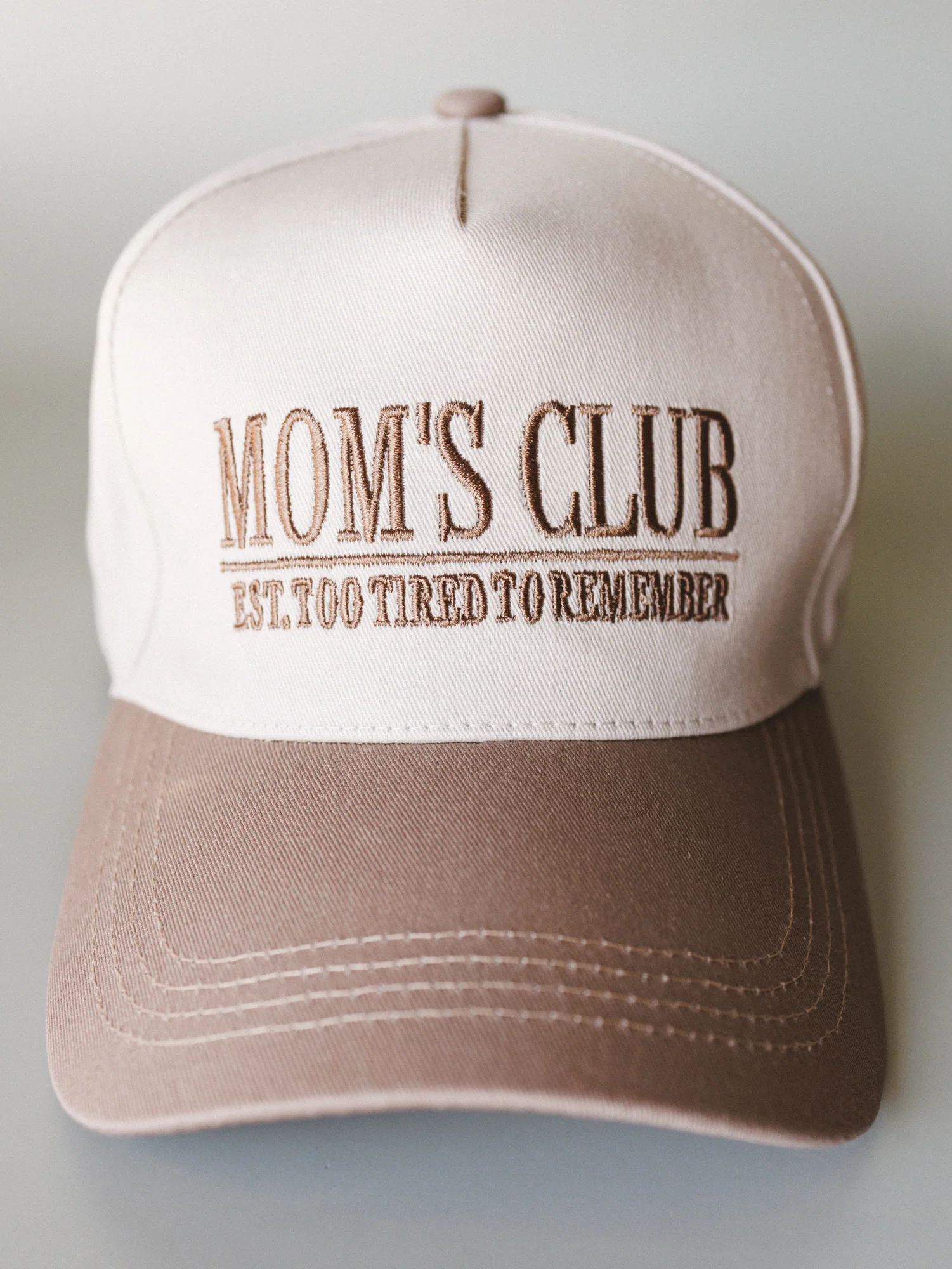 Mom's Club Baseball Hat - Ash Mocha - Image 2
