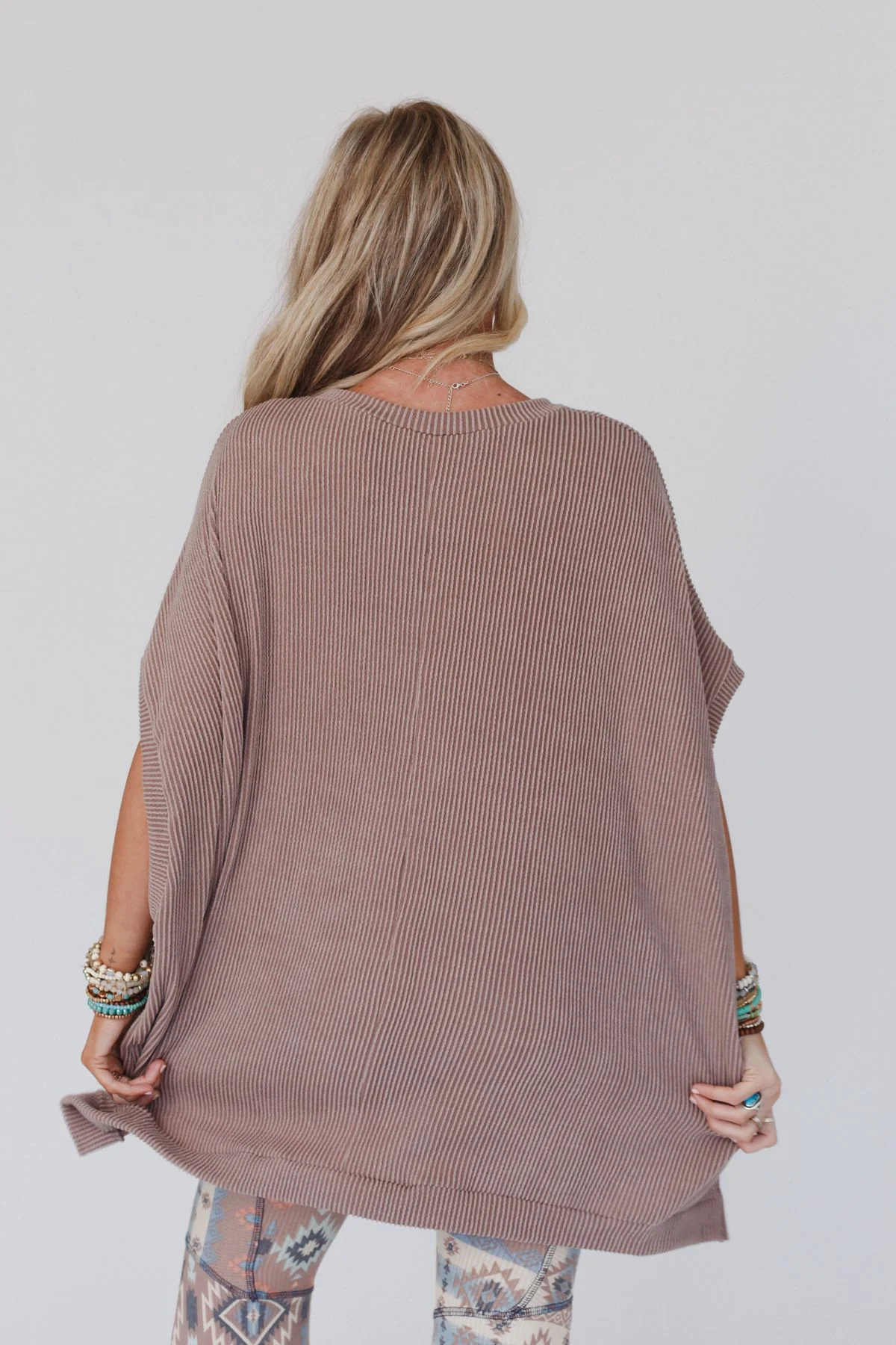 The Nest Moon Glow Texture Knit Top - Acorn - Image 6