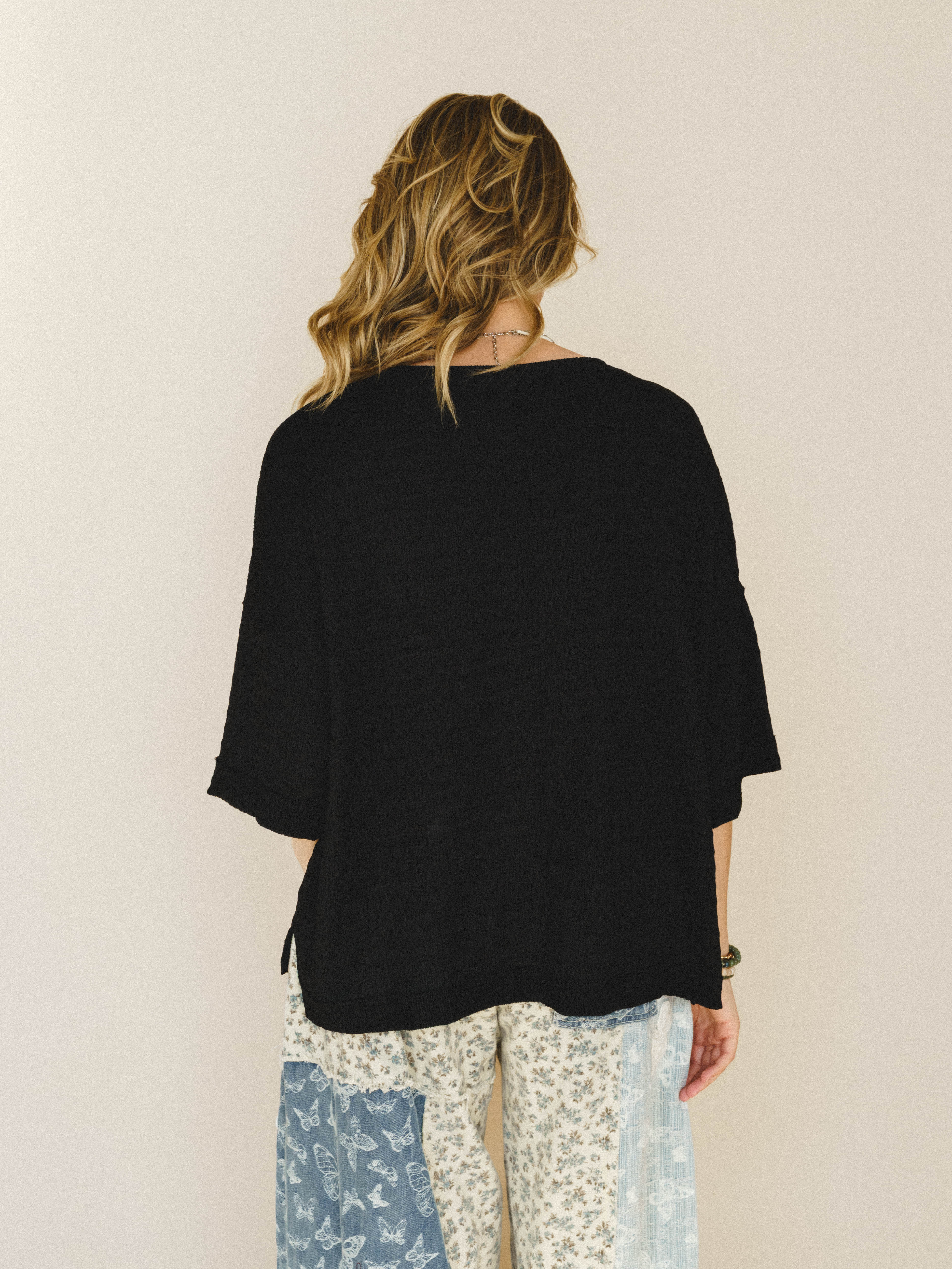 Morning Basics Tee - Black - Image 2