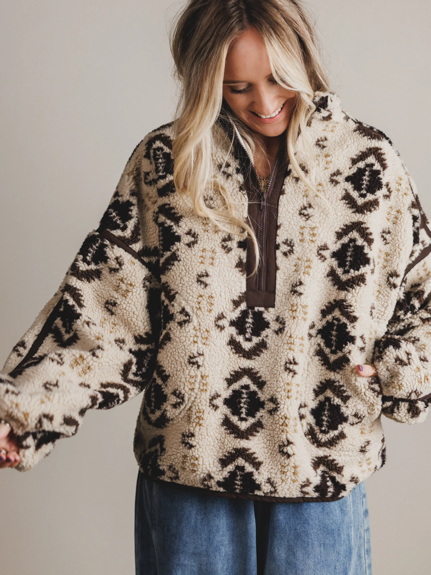 Mountain Calling Pullover - Stone - Pre Order - Image 2