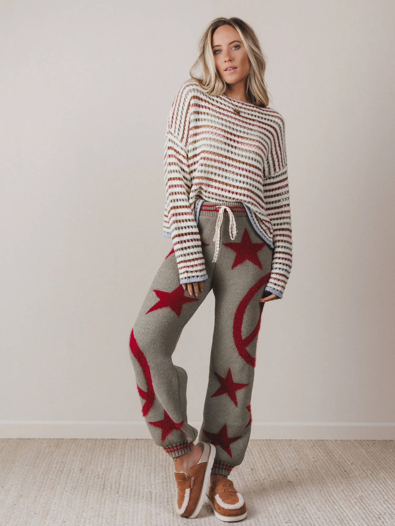 Noa Striped Sweater Top - Multi - Image 5