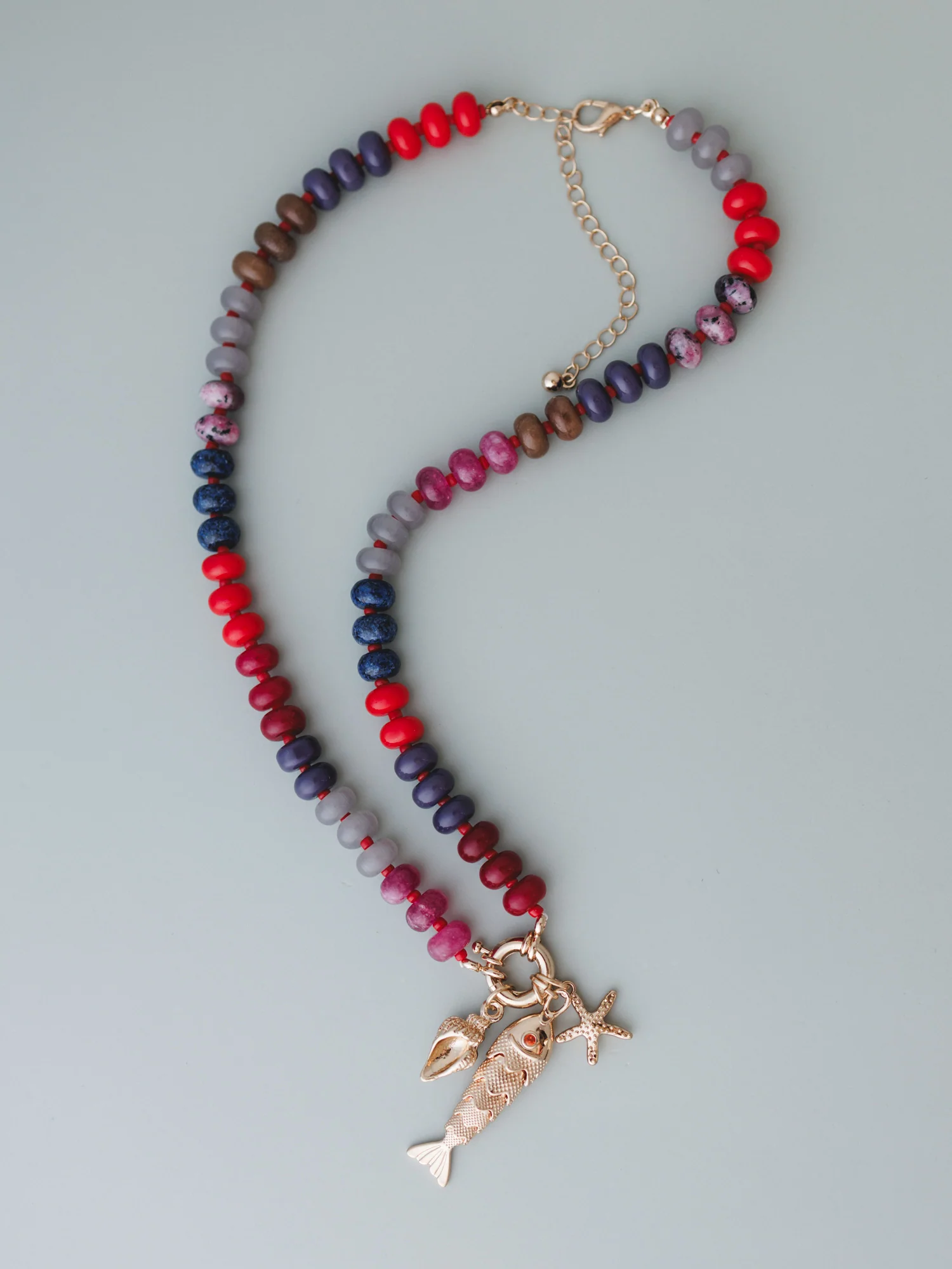 Ocean Trove Necklace - Red