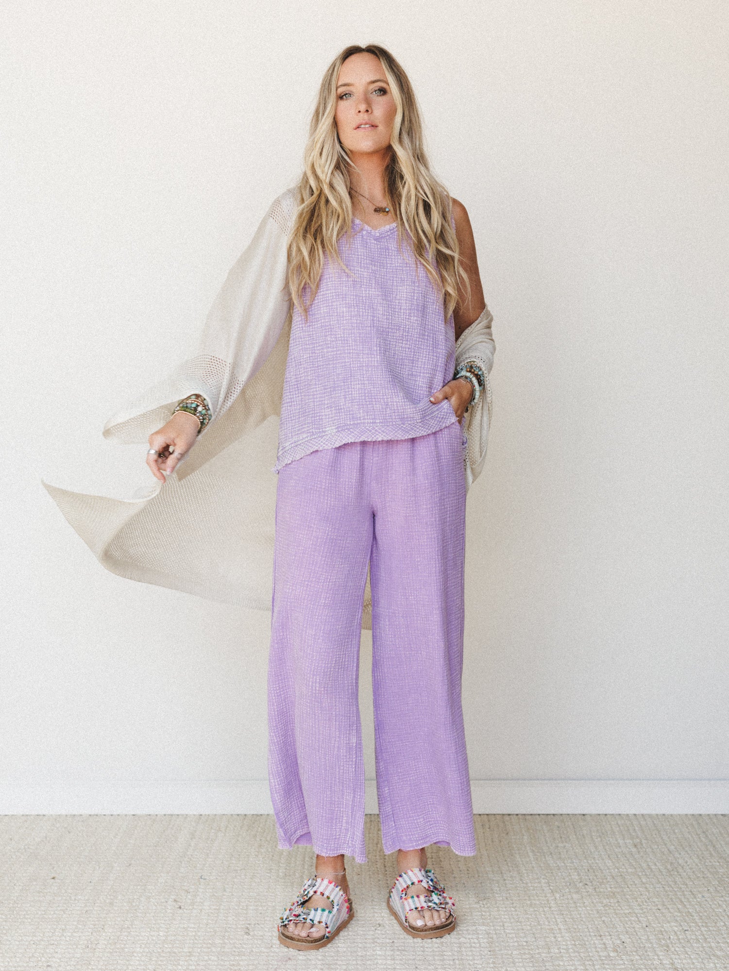 On A Trip Pants - Lavender - Image 6