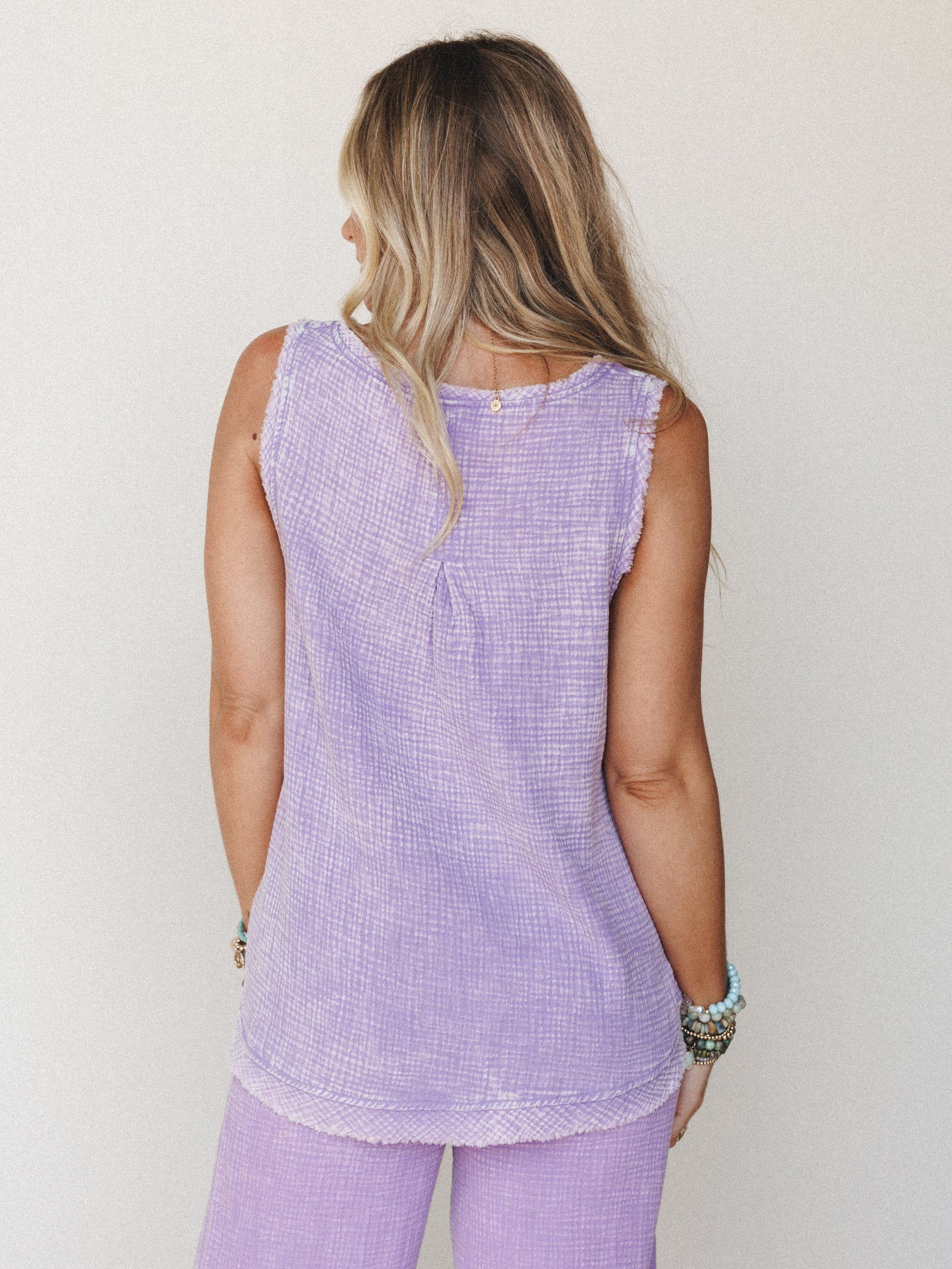 On A Trip Tank Top - Lavender - Image 3