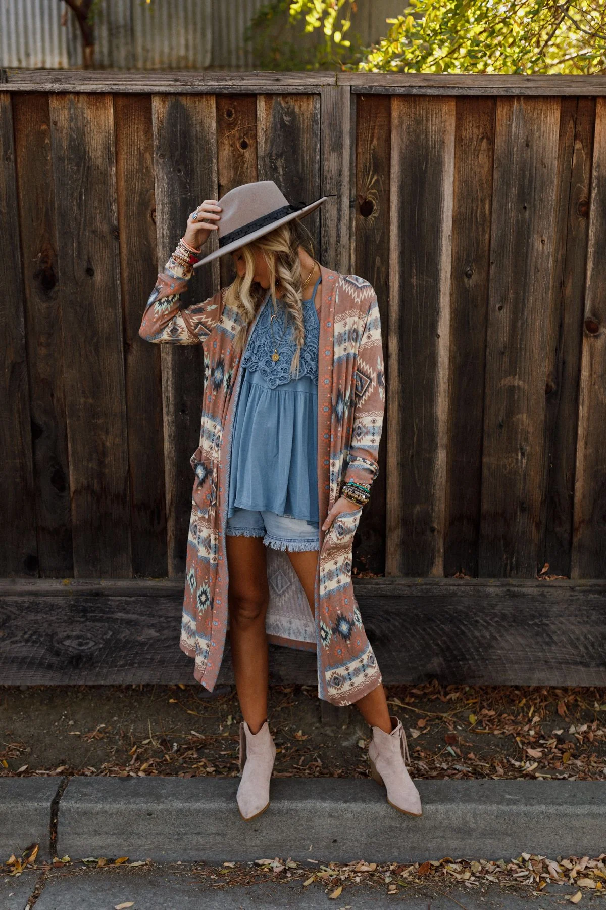 The Nest Santa Fe Rose Duster Cardigan - Multi - Image 6