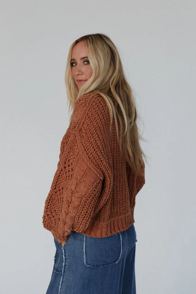 Orchard Charm Sweater - Camel - Image 6