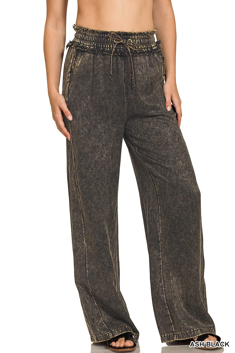 Out And About Drawstring Pants - Black - Image 5