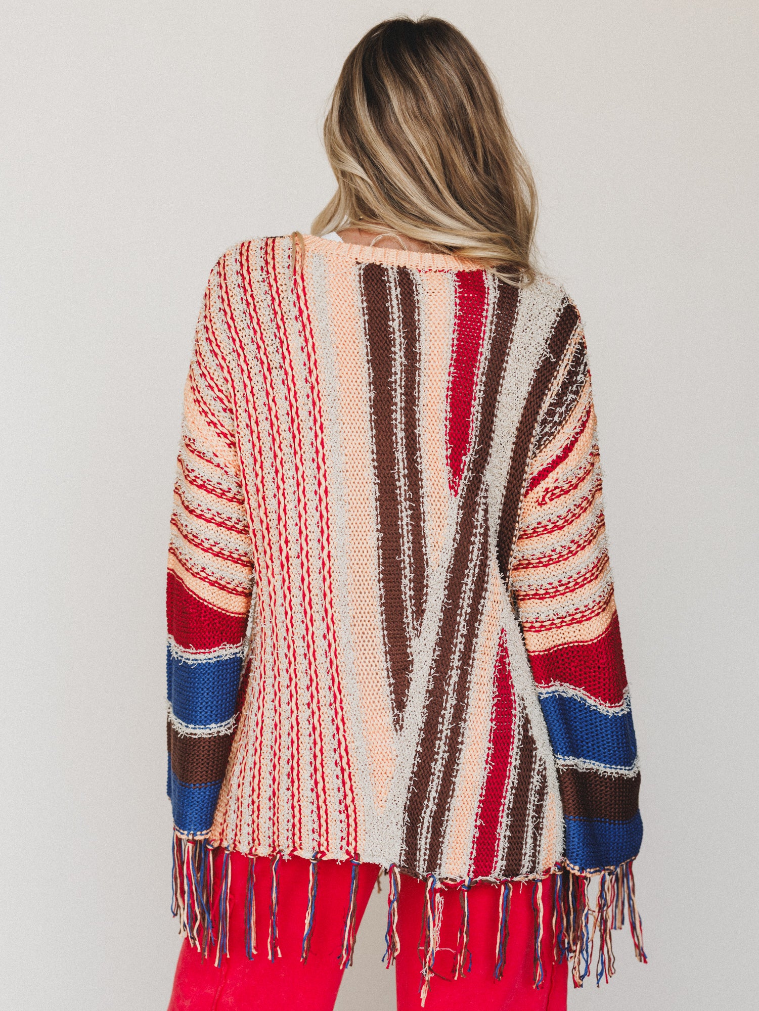 Pastel Melodies Sweater
- Coral Brown - Image 3