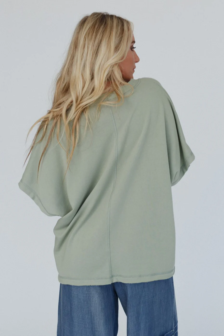 The Nest Payton Top - Sage - Image 5