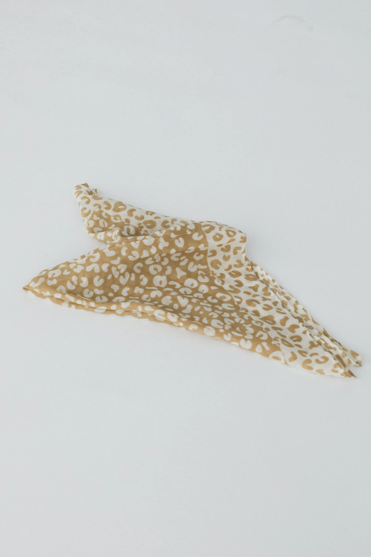 Pebble Coast Animal Print Scarf - Mustard - Image 2