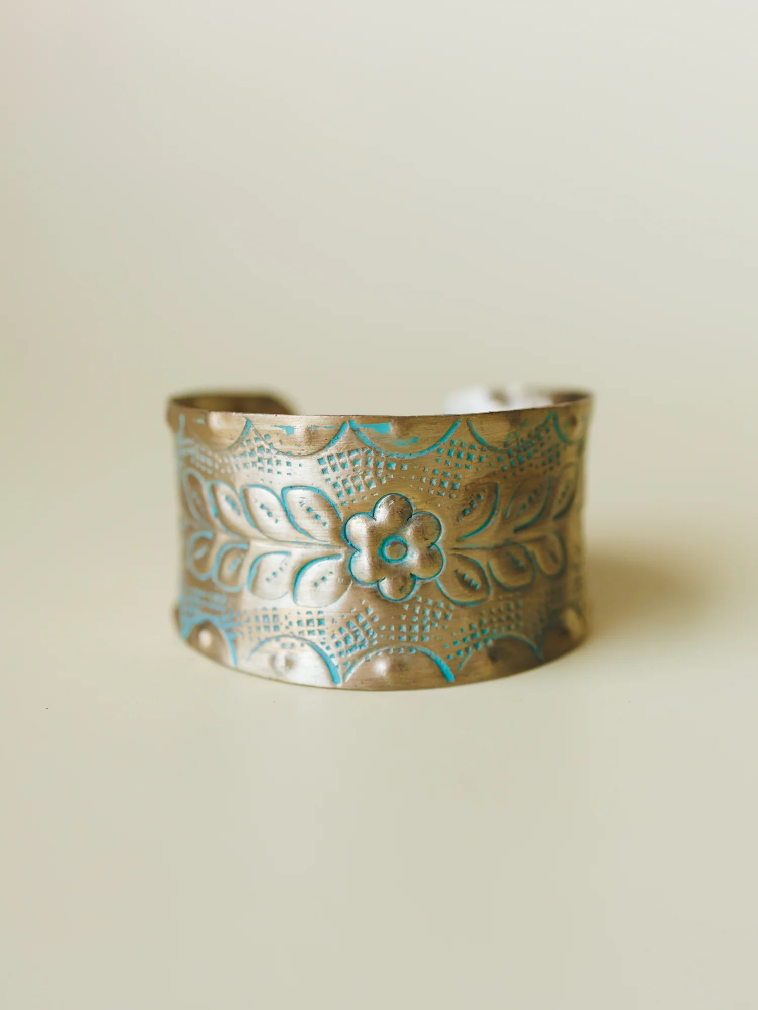 Petals in the Wind Cuff - Gold - Image 3