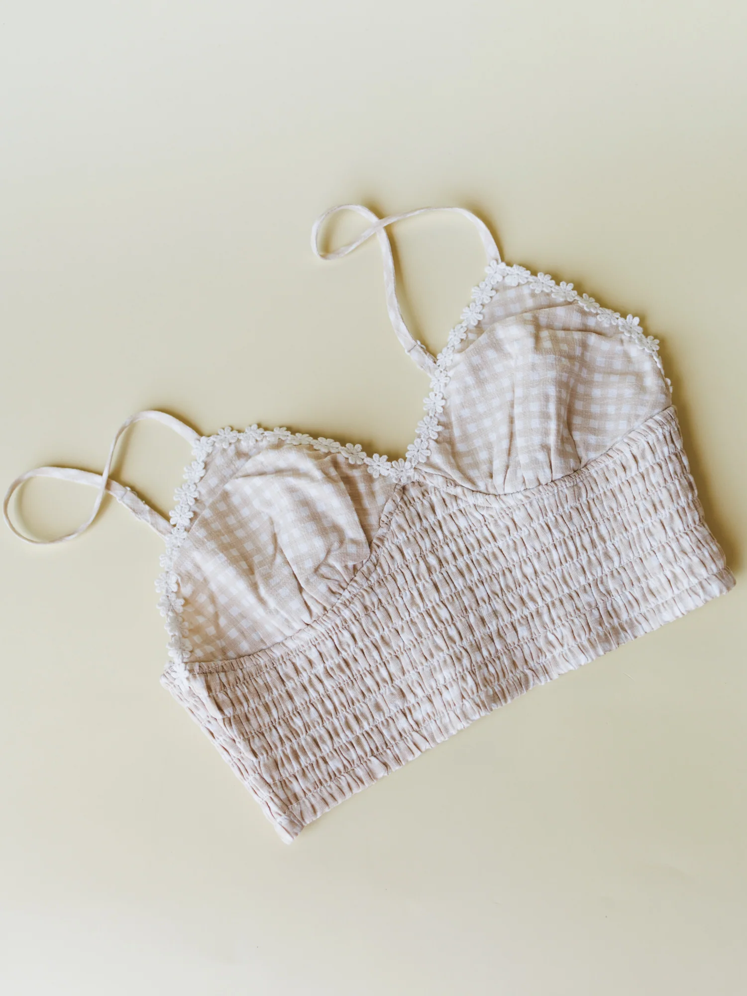 Picnic Pretty Bralette  - Beige - Image 2